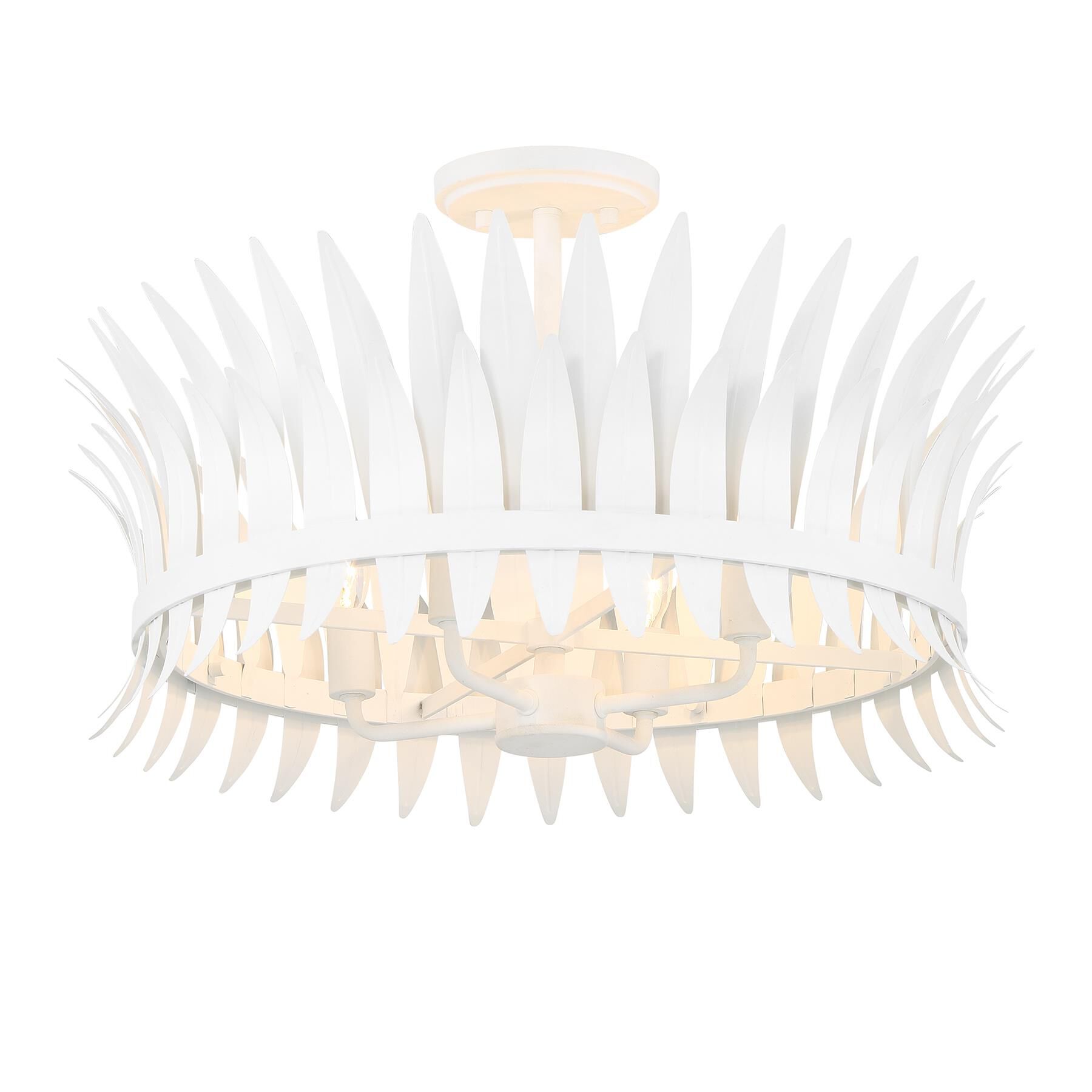 Ensley 20 Inch Semi Flush Mount by Savoy House