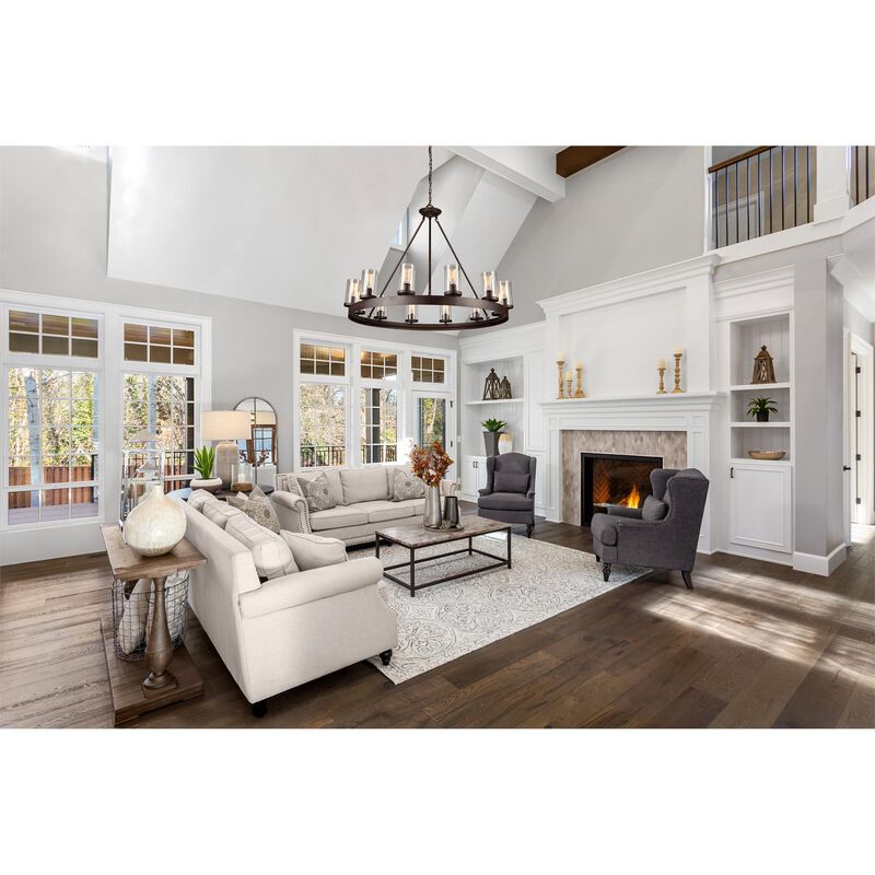 Menlo Park 41 Inch 12 Light Chandelier by Artcraft
