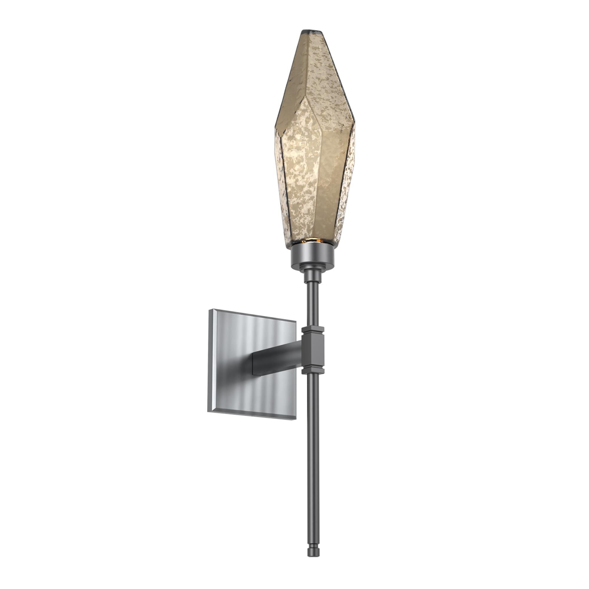 Rock Crystal Wall Sconce by Hammerton Studio