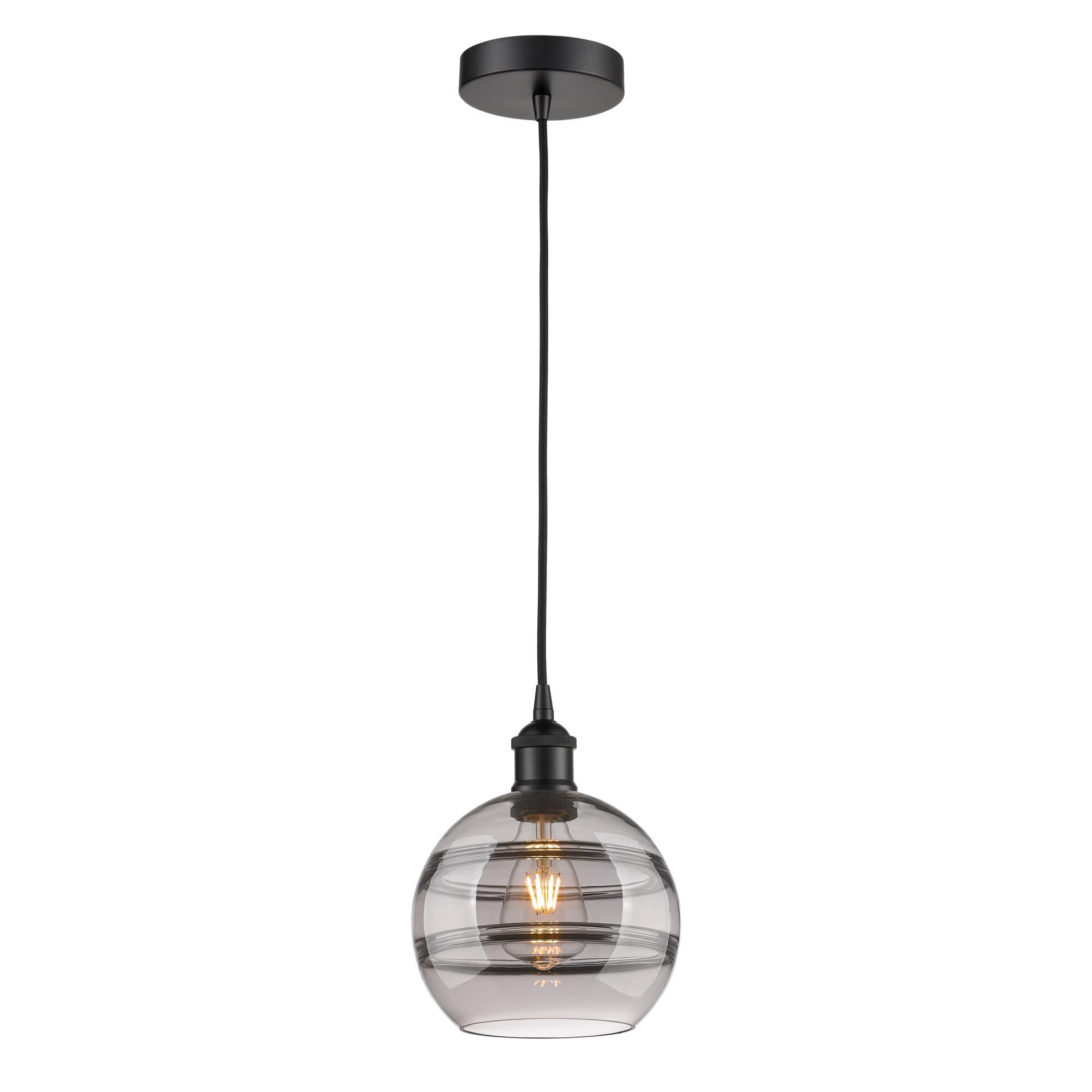 Shown in Matte Black finish and Light Smoke glass