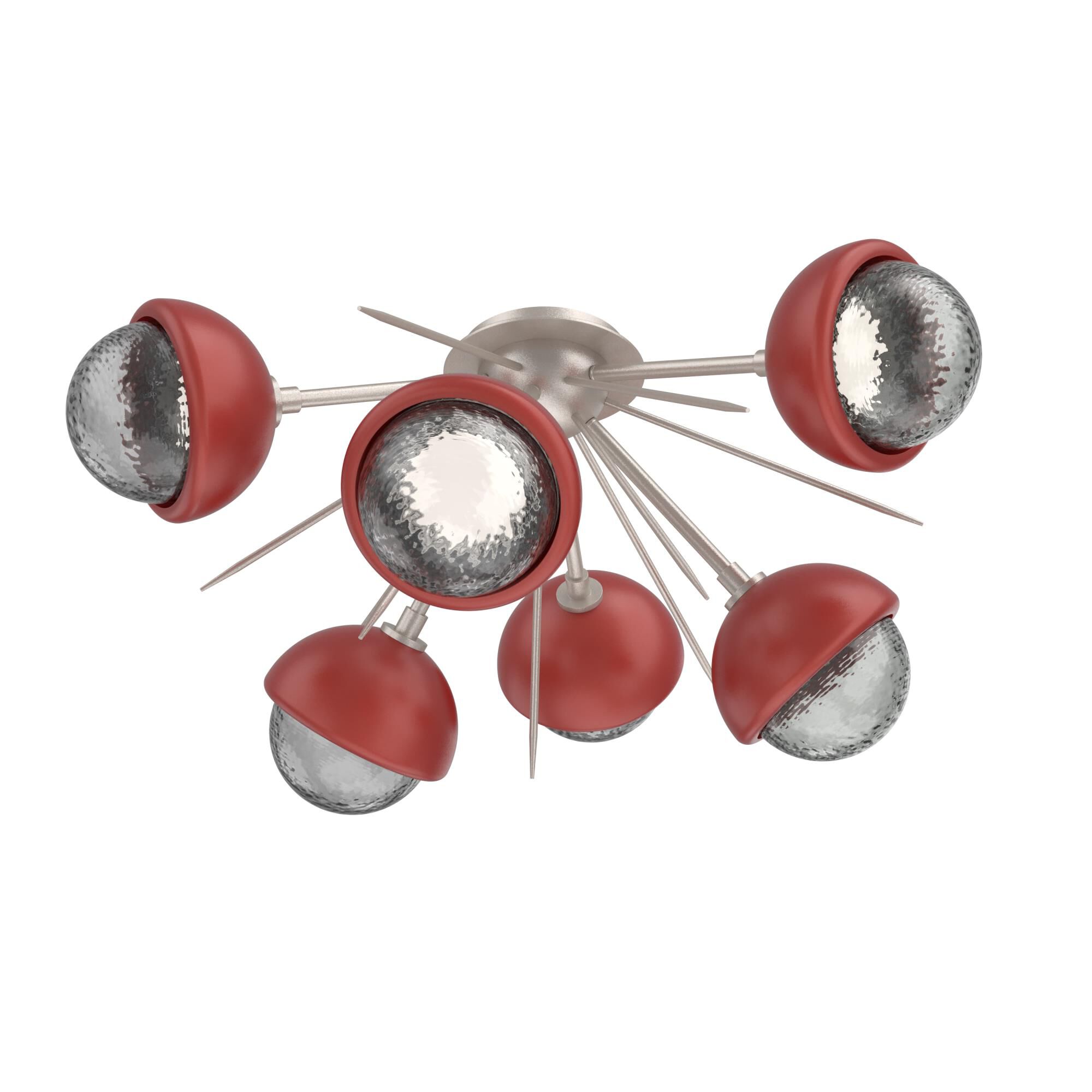 Levi Wilson Cabochon 28 Inch Semi Flush Mount by Hammerton Studio