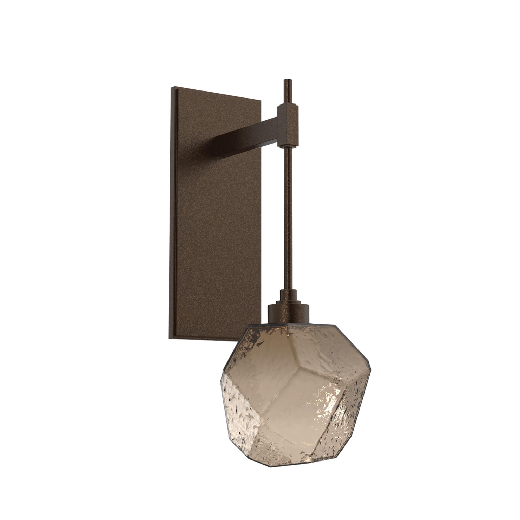 Shown in Flat Bronze finish and Blown Gem Bronze glass