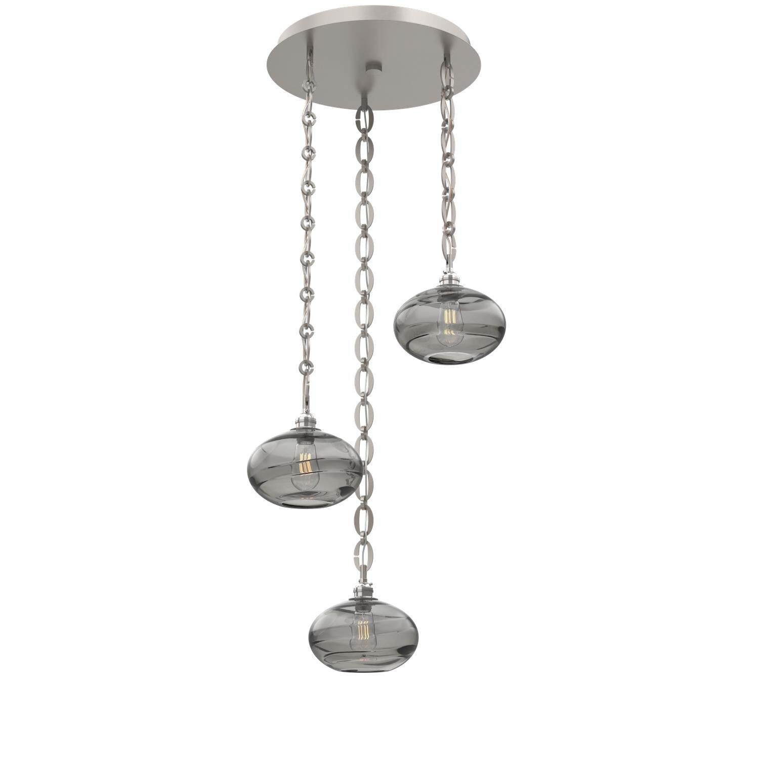 Levi Wilson Coppa 20 Inch Multi Light Pendant by Hammerton Studio