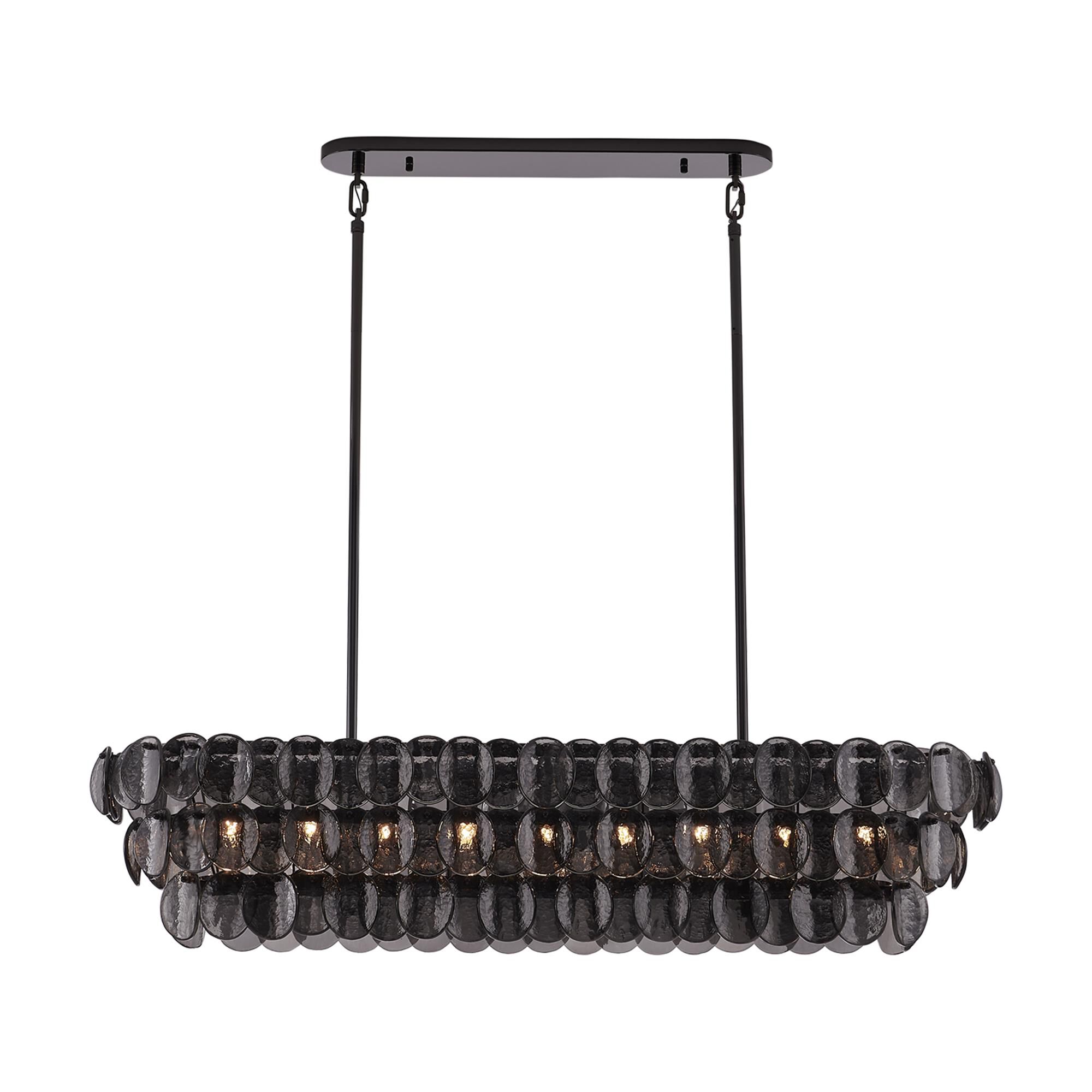 Uroko 50 Inch Linear Suspension Light by Kalco Lighting