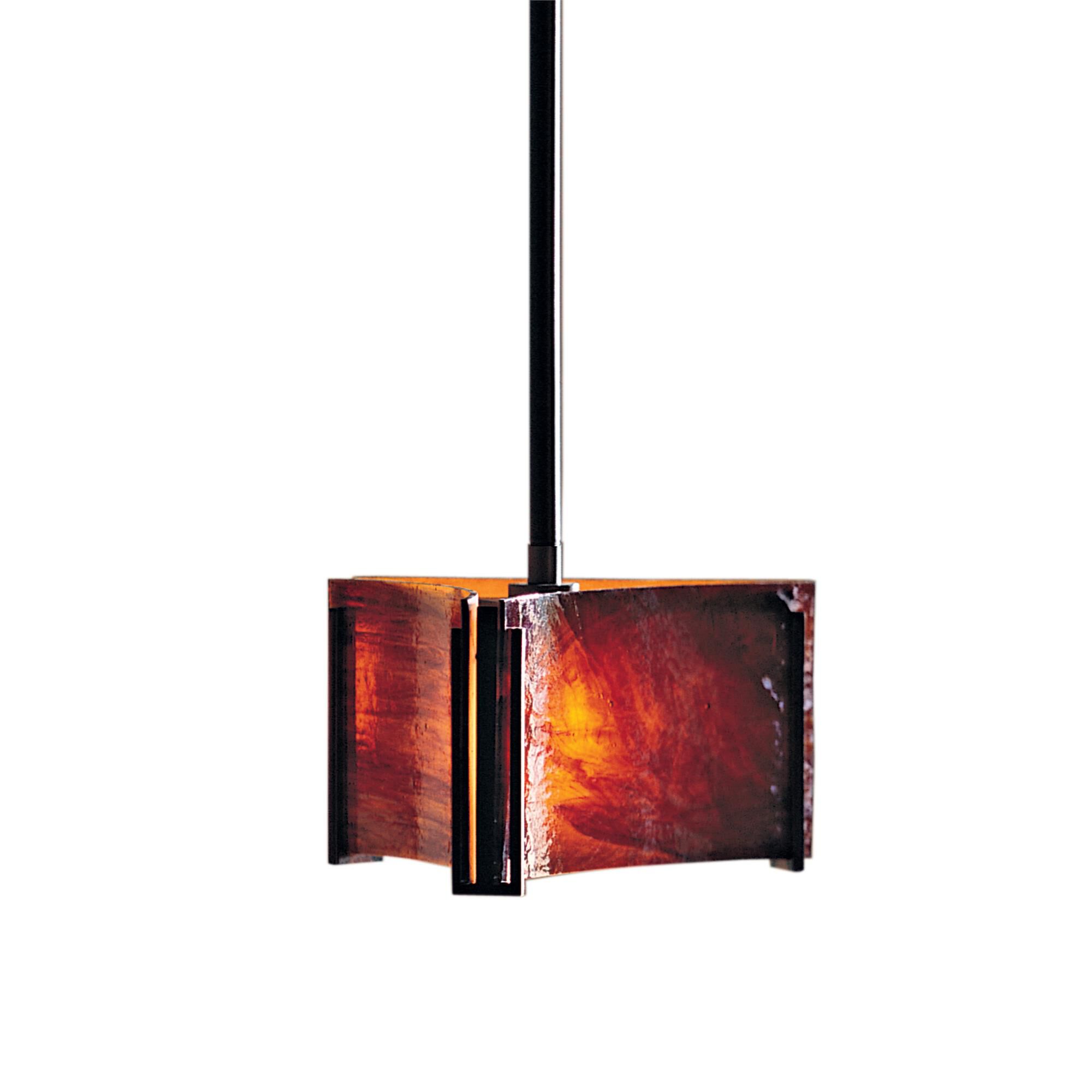 Shown in Black finish and Topaz glass