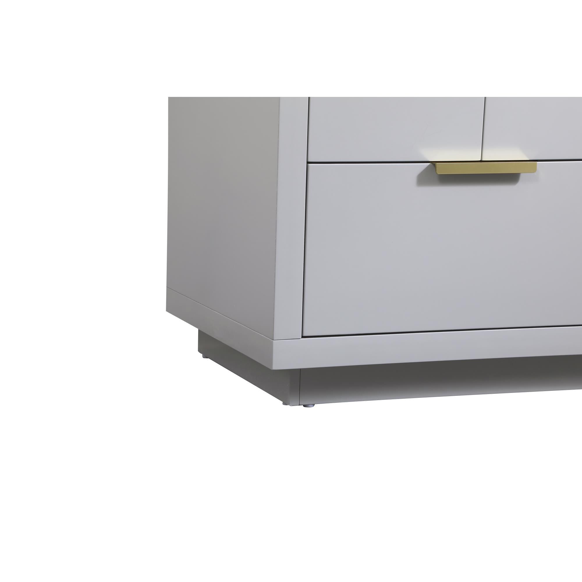 Shown in Grey finish