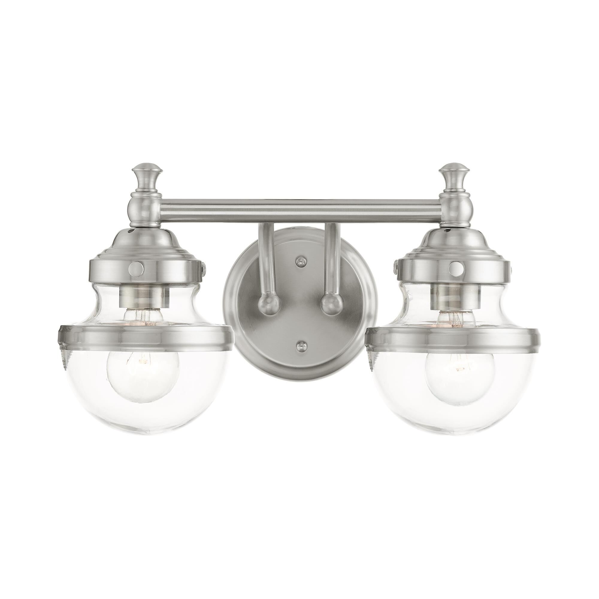Oldwick 15 Inch 2 Light Bath Vanity Light by Livex Lighting