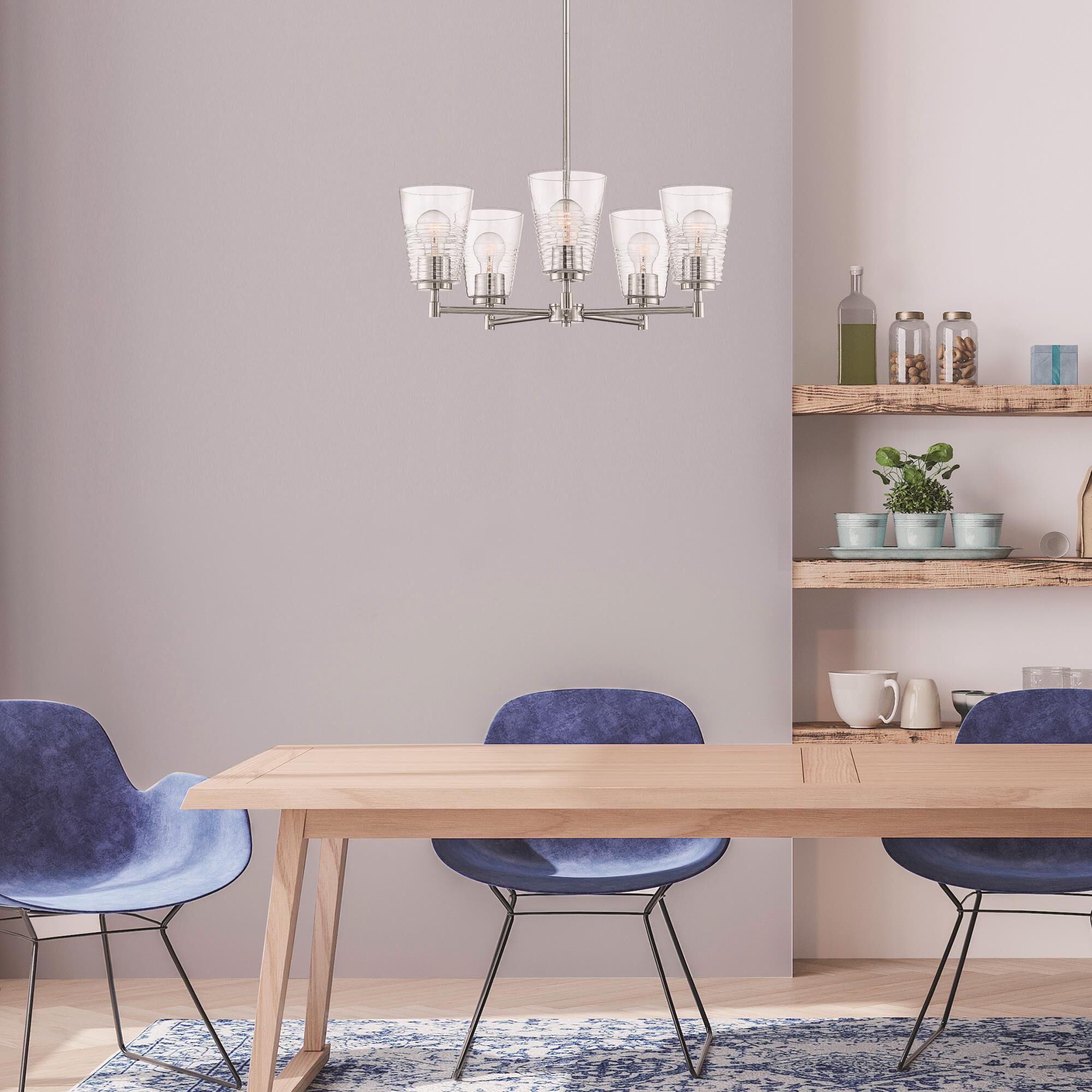 Ingo 24 Inch 5 Light Chandelier by Designers Fountain