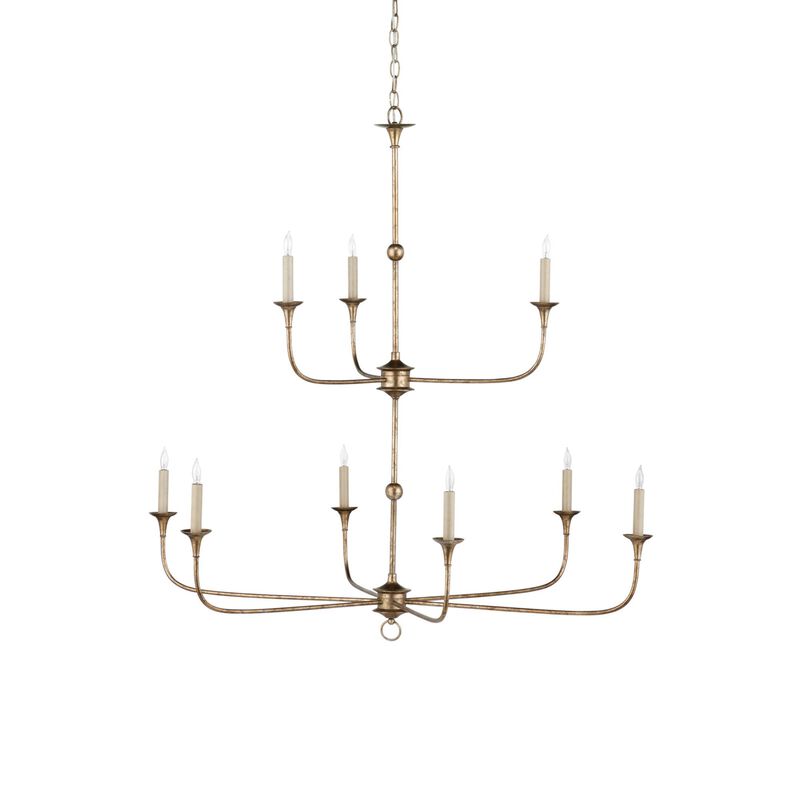 Nottaway Large Chandelier by Currey & Company