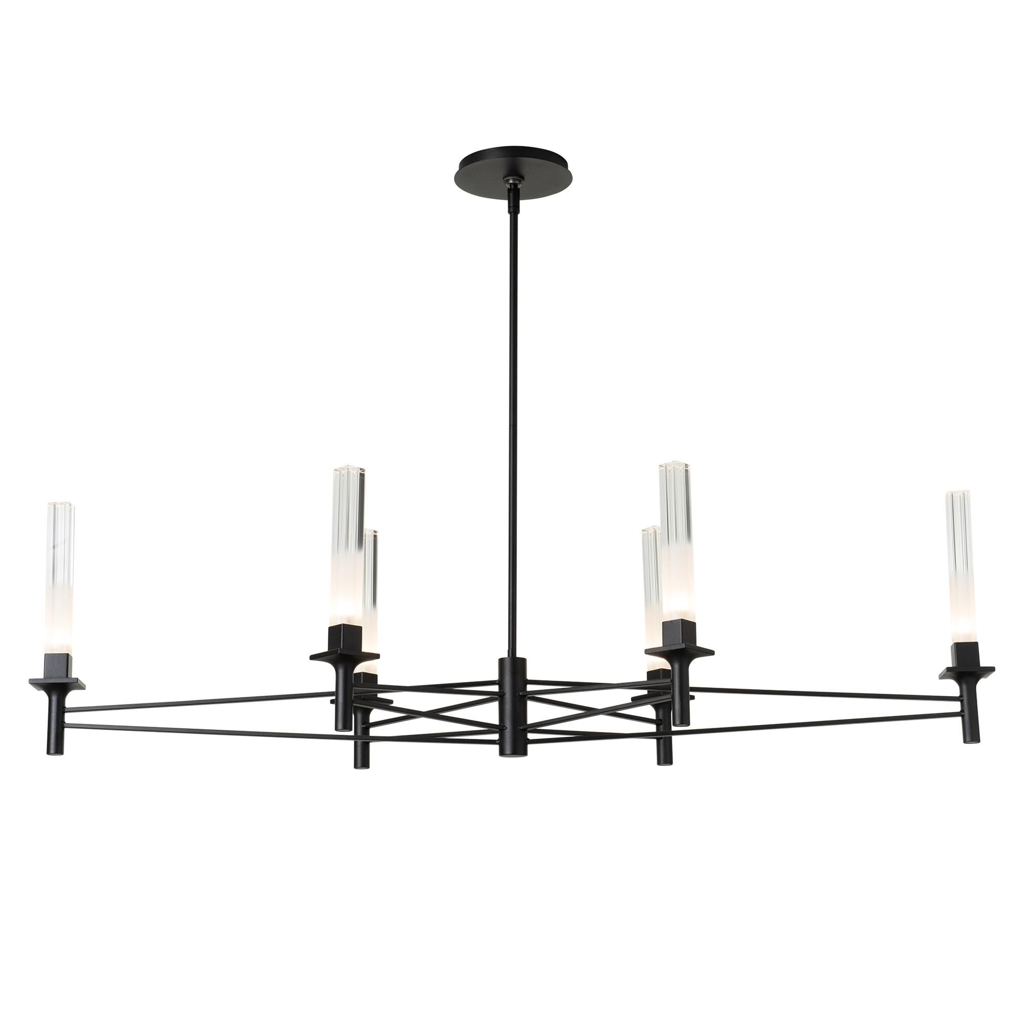 Shown in Black finish and Frosted shade