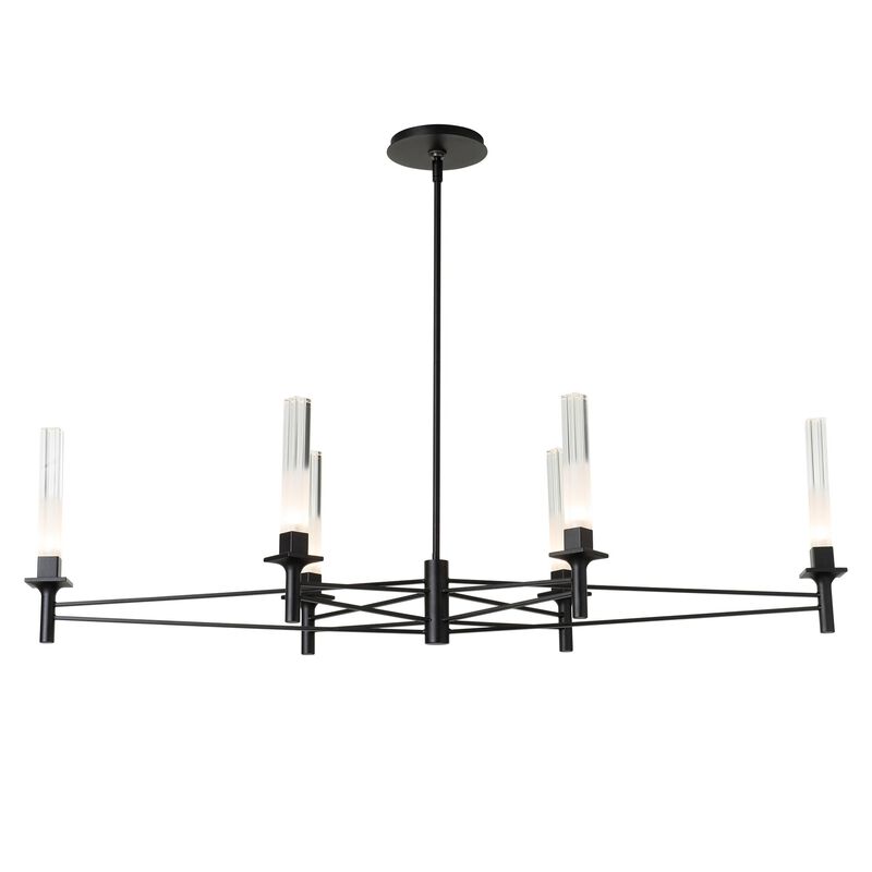 Truss Medium Linear Chandelier by Hubbardton Forge