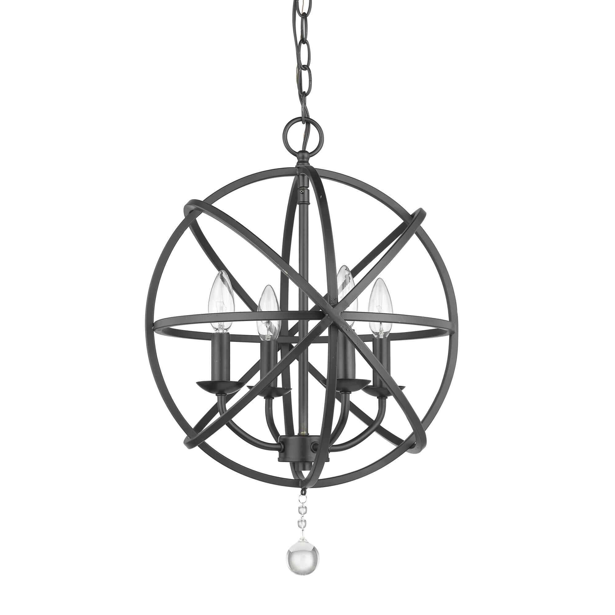 Shown in Matte Black finish and --- glass and --- shade