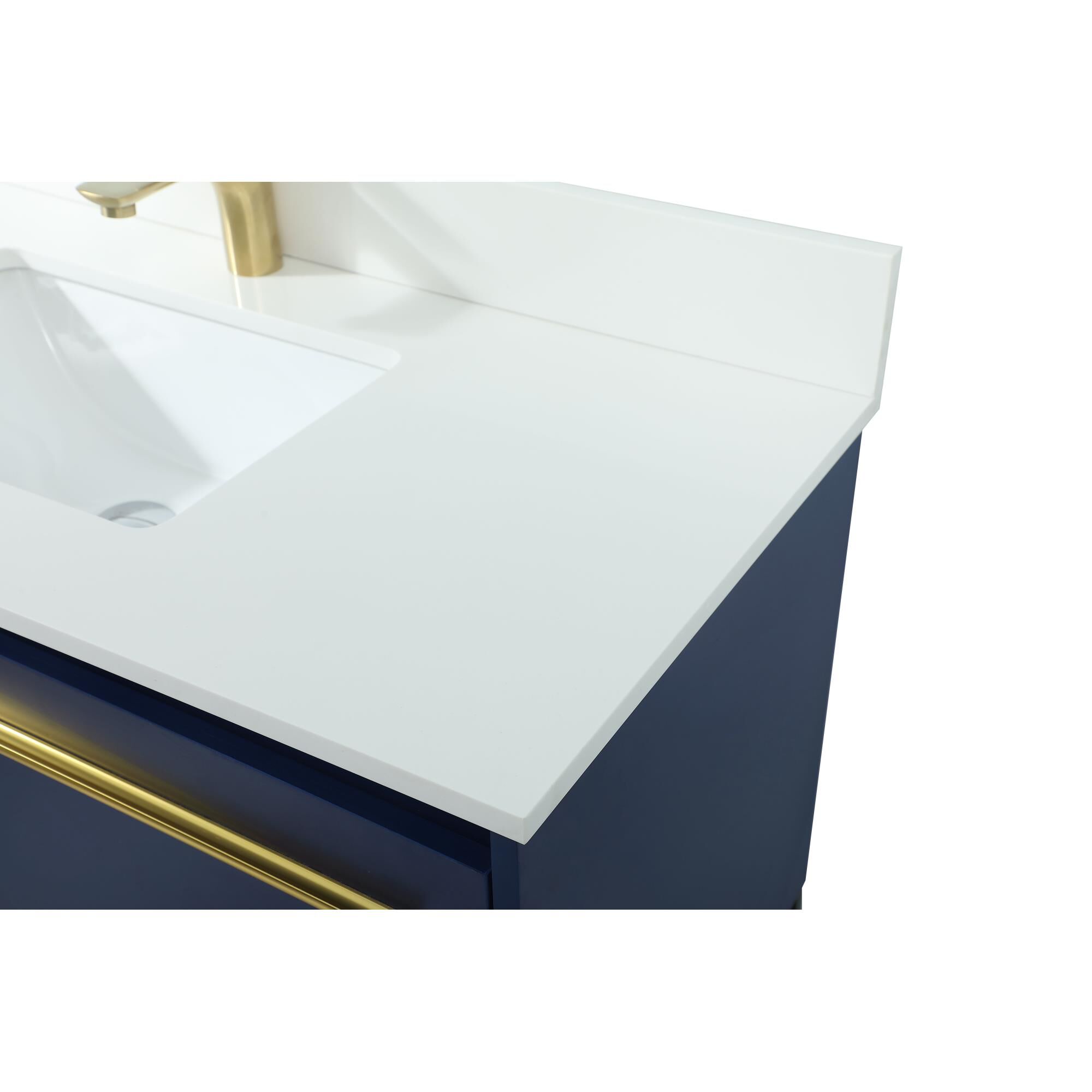 Shown in Blue finish