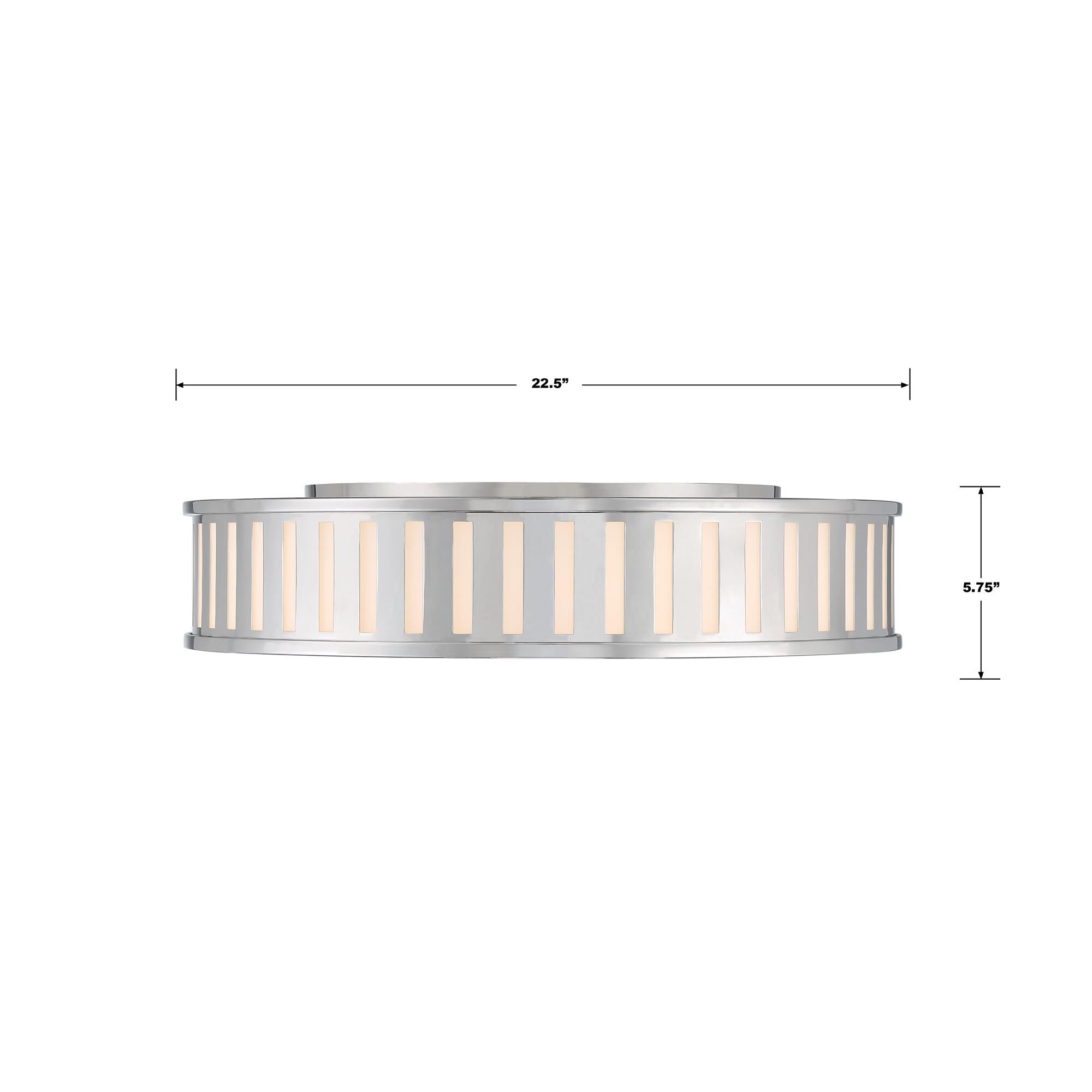 Shown in Polished Nickel finish