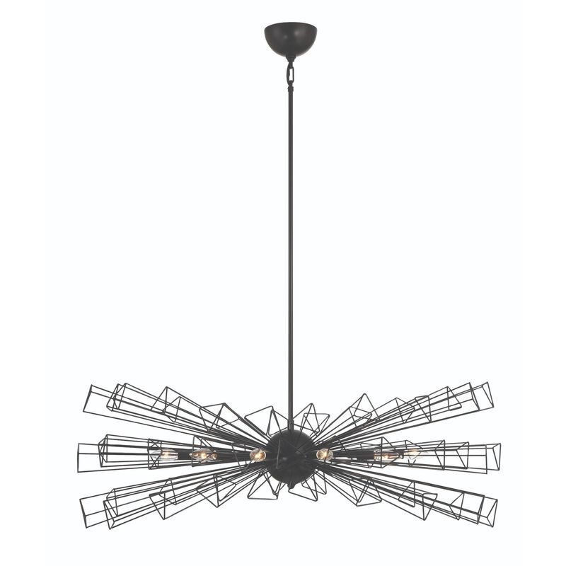 Dendelio Medium Linear Chandelier by Eurofase Lighting