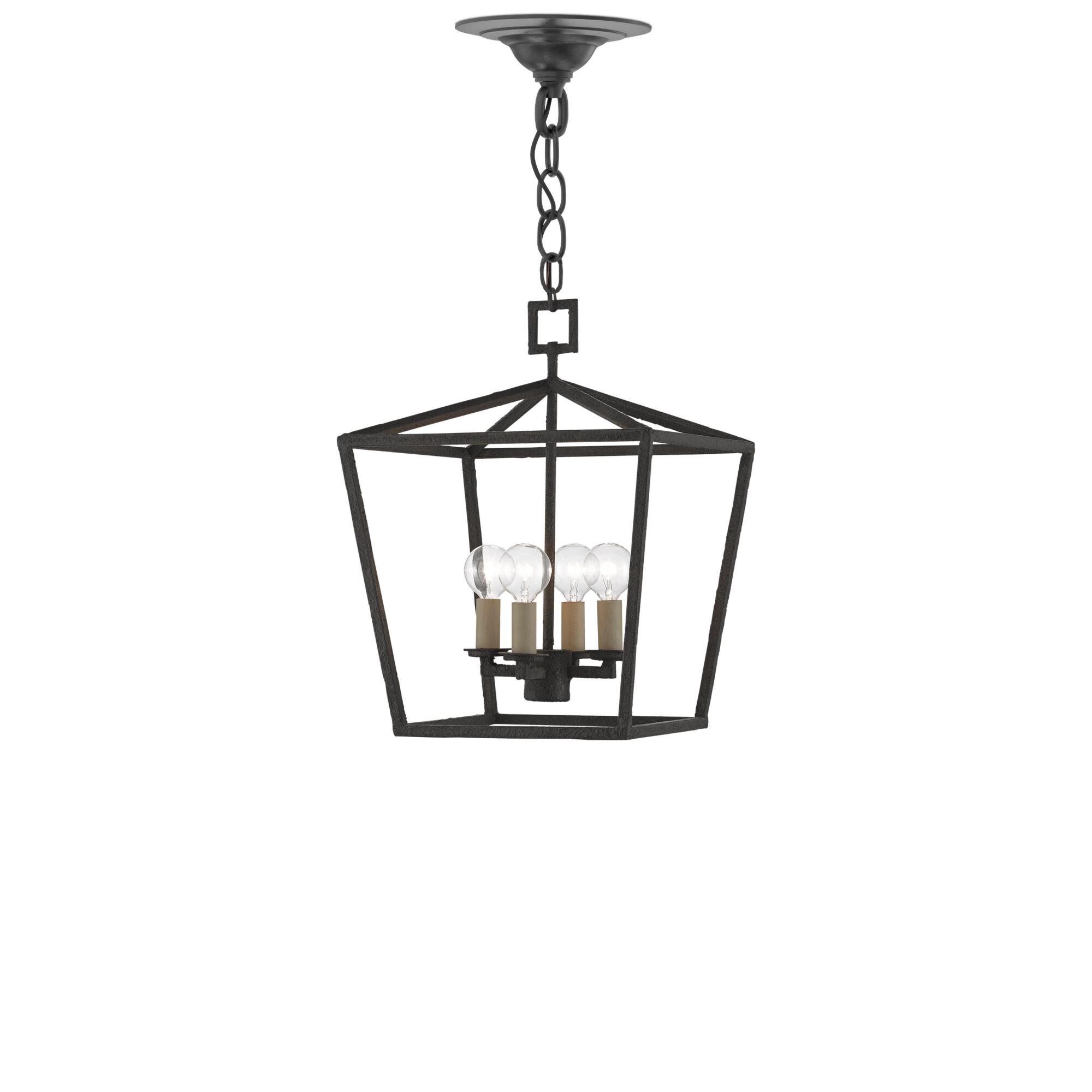 Denison 12 Inch Cage Pendant by Currey and Company