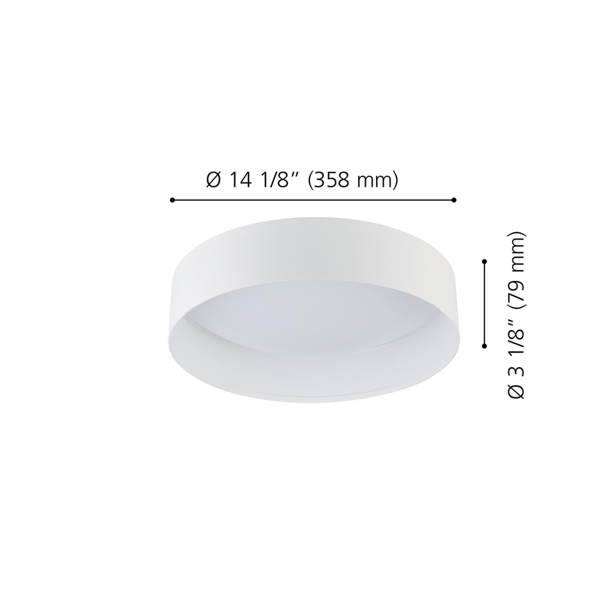 Ester 14 Inch 1 Light LED Flush Mount by Eglo Lighting