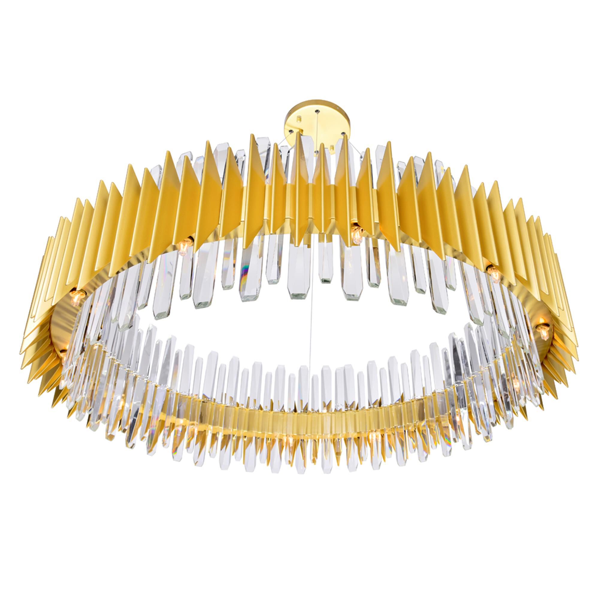 Cityscape 39 Inch 24 Light Chandelier by CWI Lighting