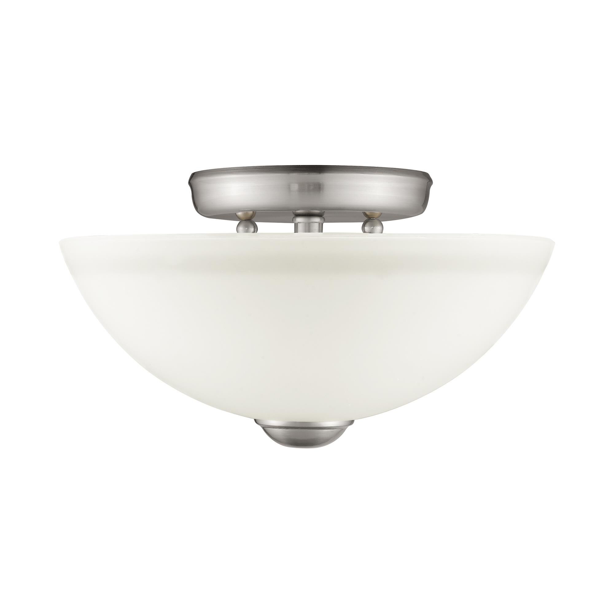 Somerset 11 Inch 2 Light Semi Flush Mount by Livex Lighting