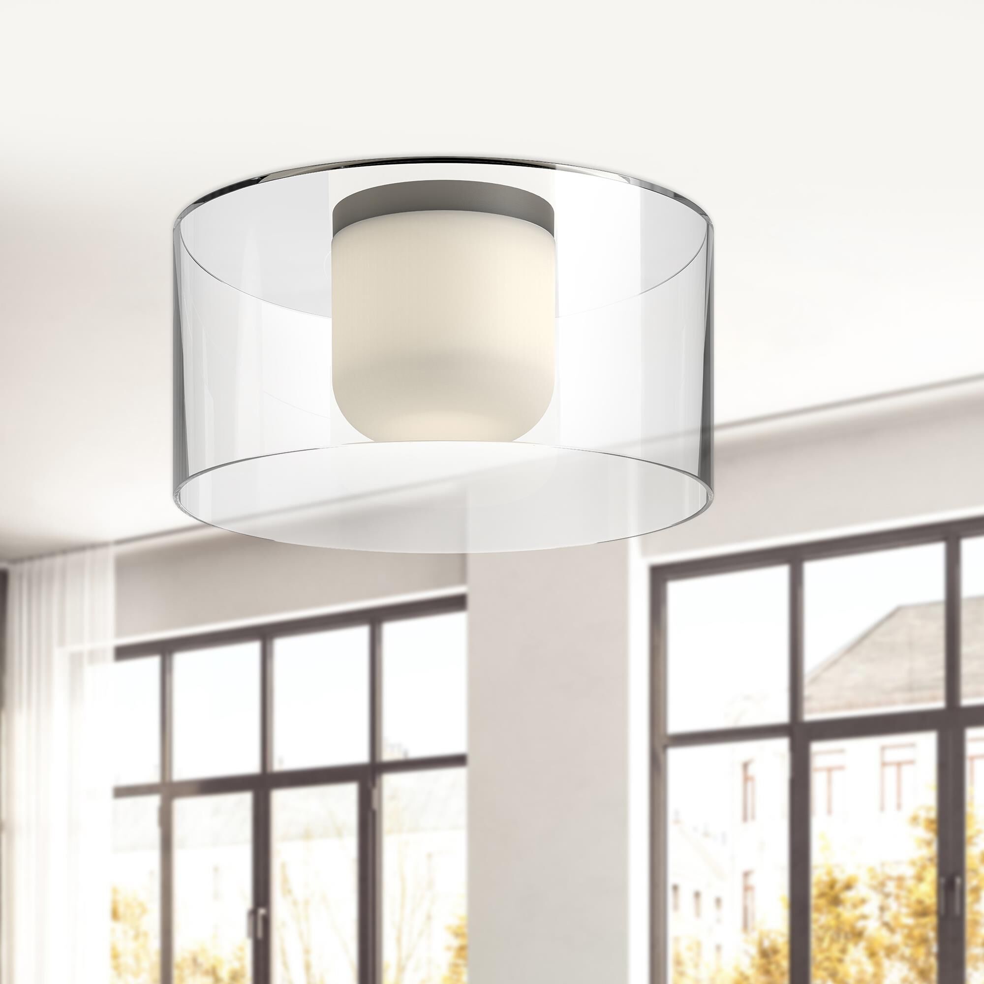 Birch 1 Light LED Flush Mount by Kuzco Lighting
