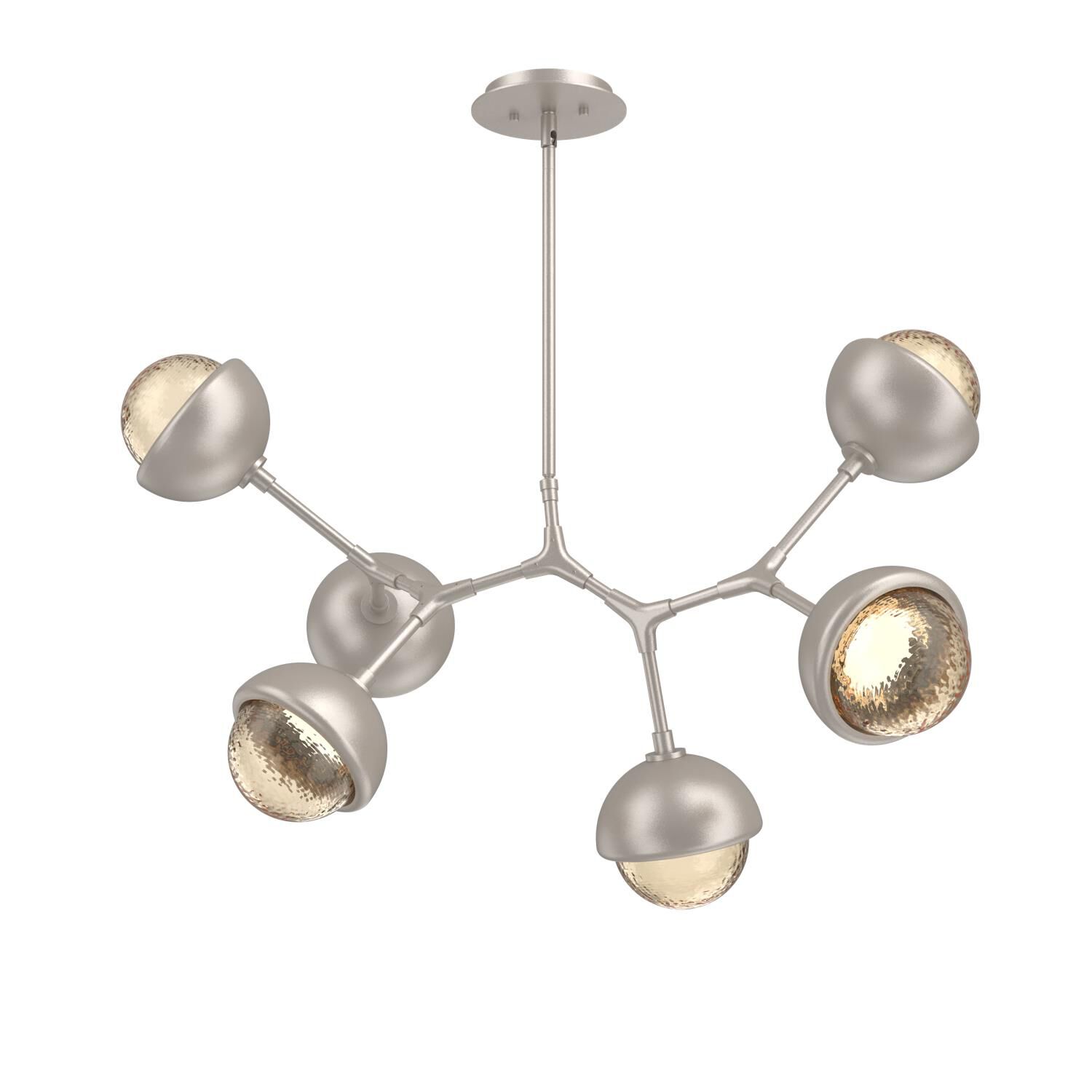 Levi Wilson Cabochon 31 Inch Linear Suspension Light by Hammerton Studio