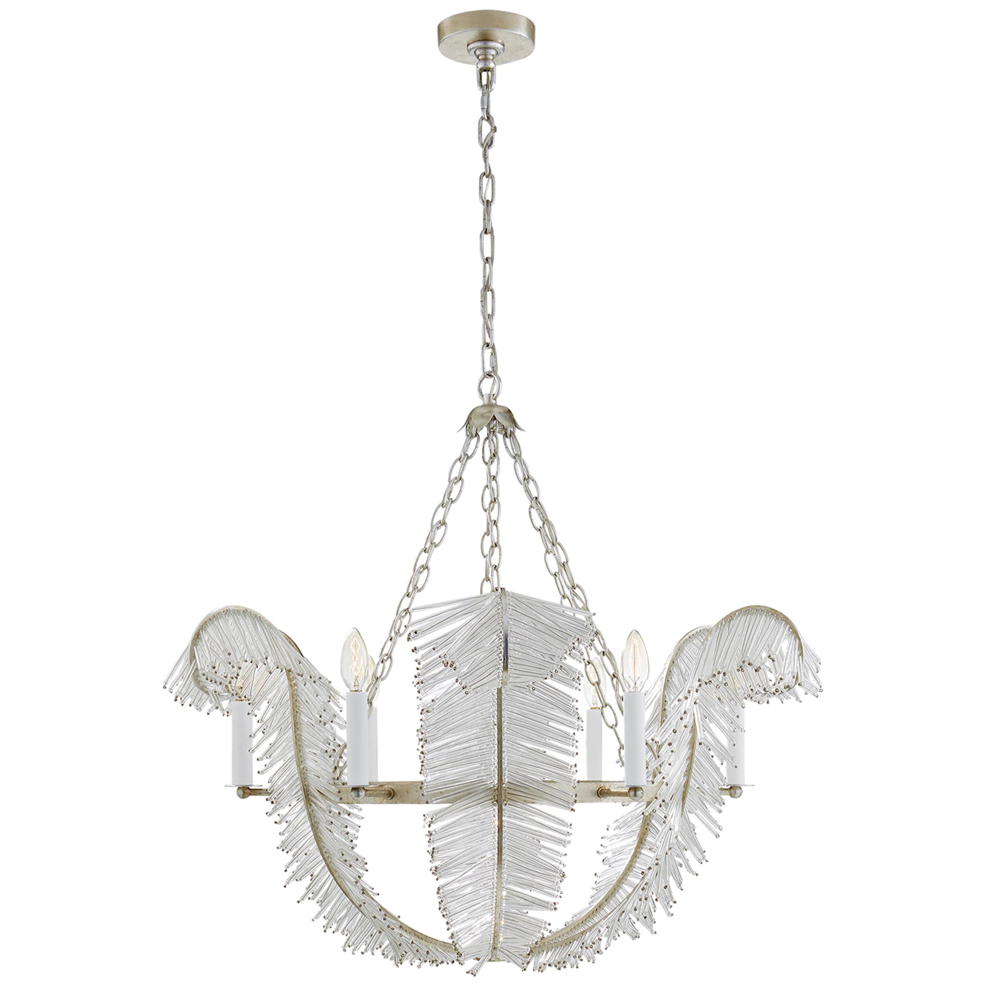 Shown in Burnished Silver Leaf finish