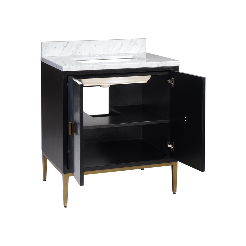 Kallista 30 Inch Bath Vanity Cabinet by Currey & Company