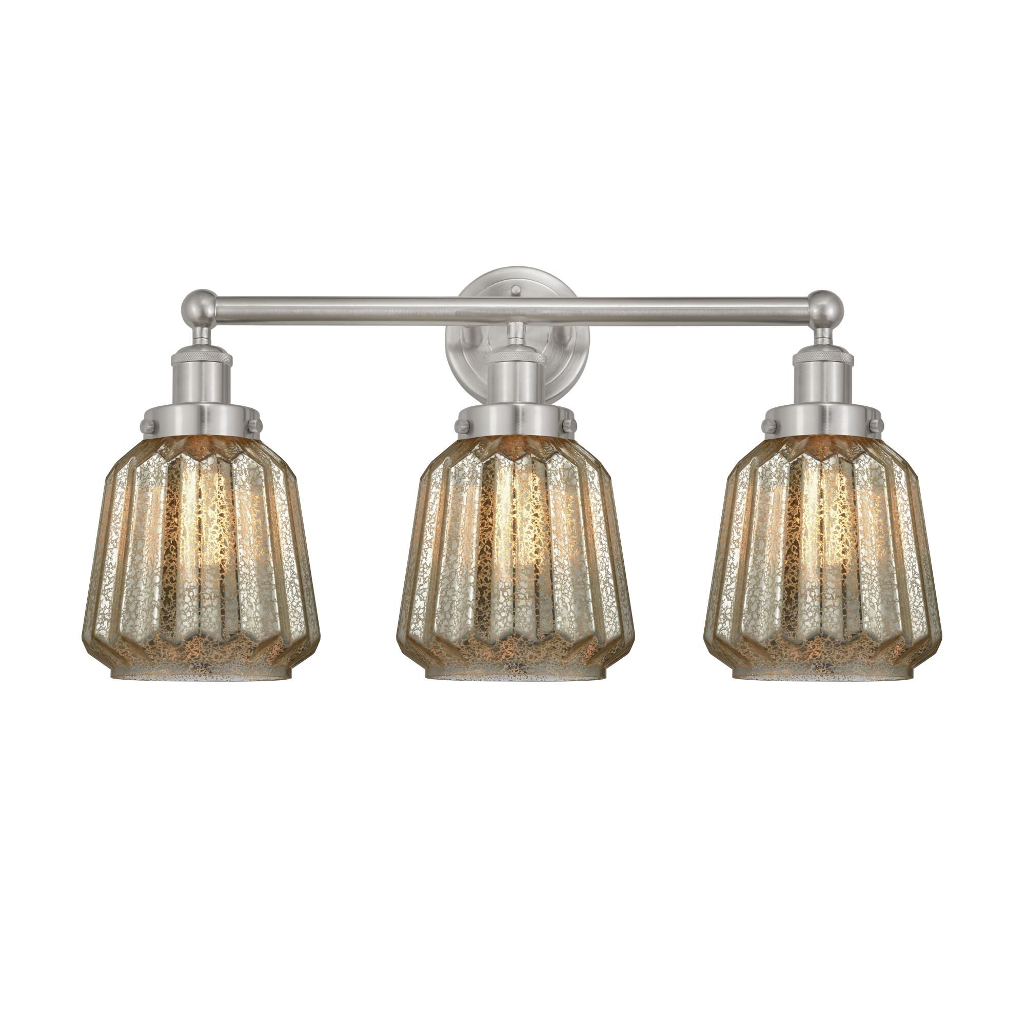 Shown in Brushed Satin Nickel, Clear finish and Clear glass and Clear Glass shade