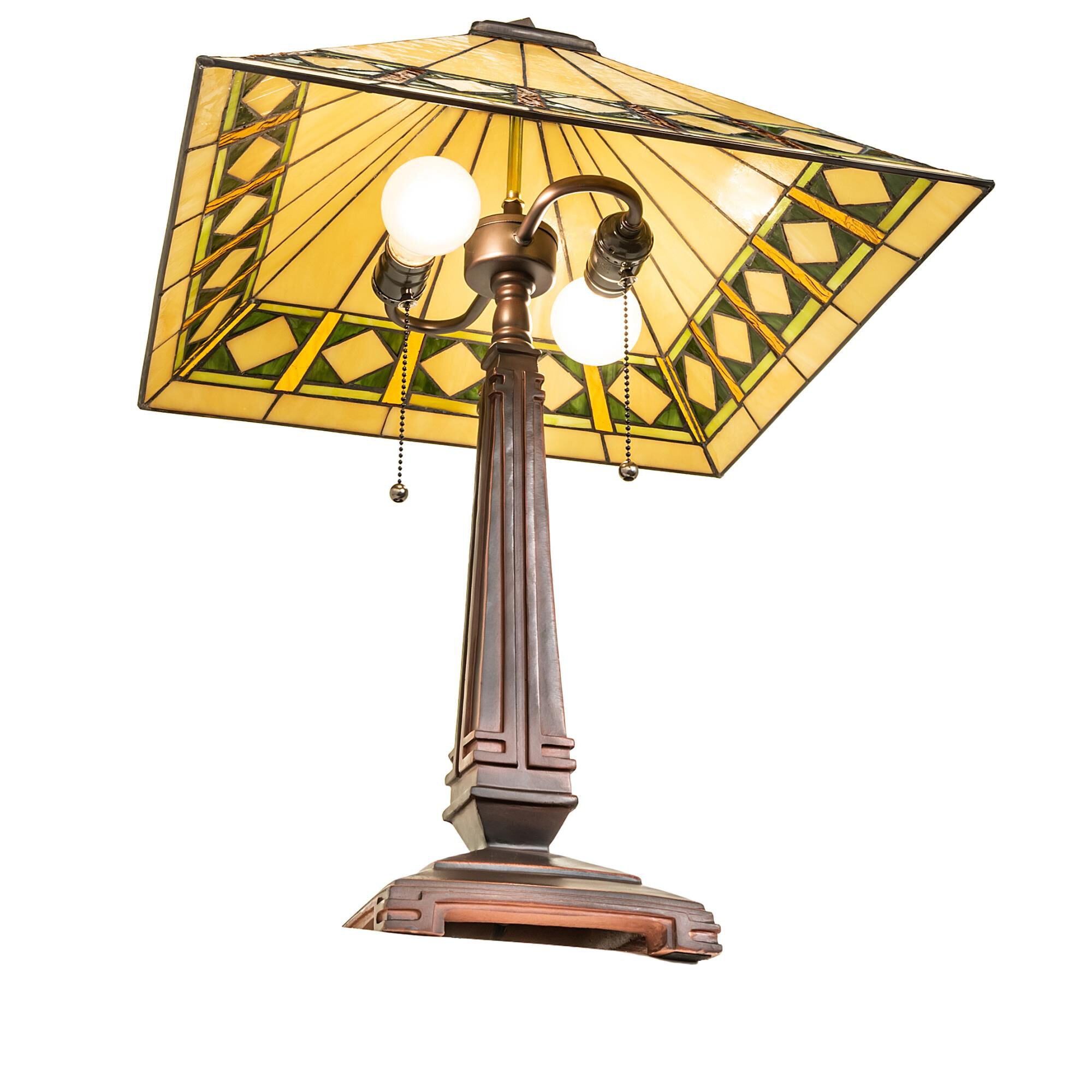 Diamond Band Mission 23 Inch Table Lamp by Meyda Lighting