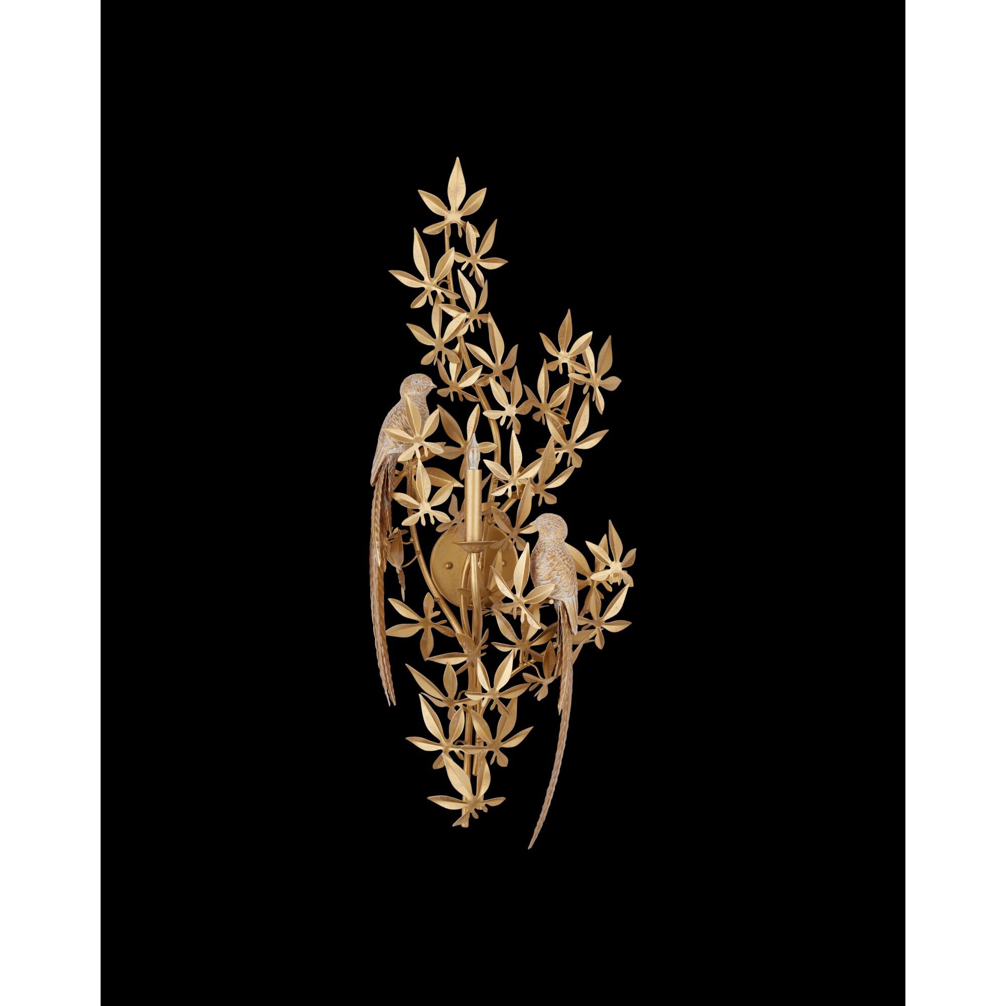 Aviary 14 Inch Wall Sconce by Currey and Company