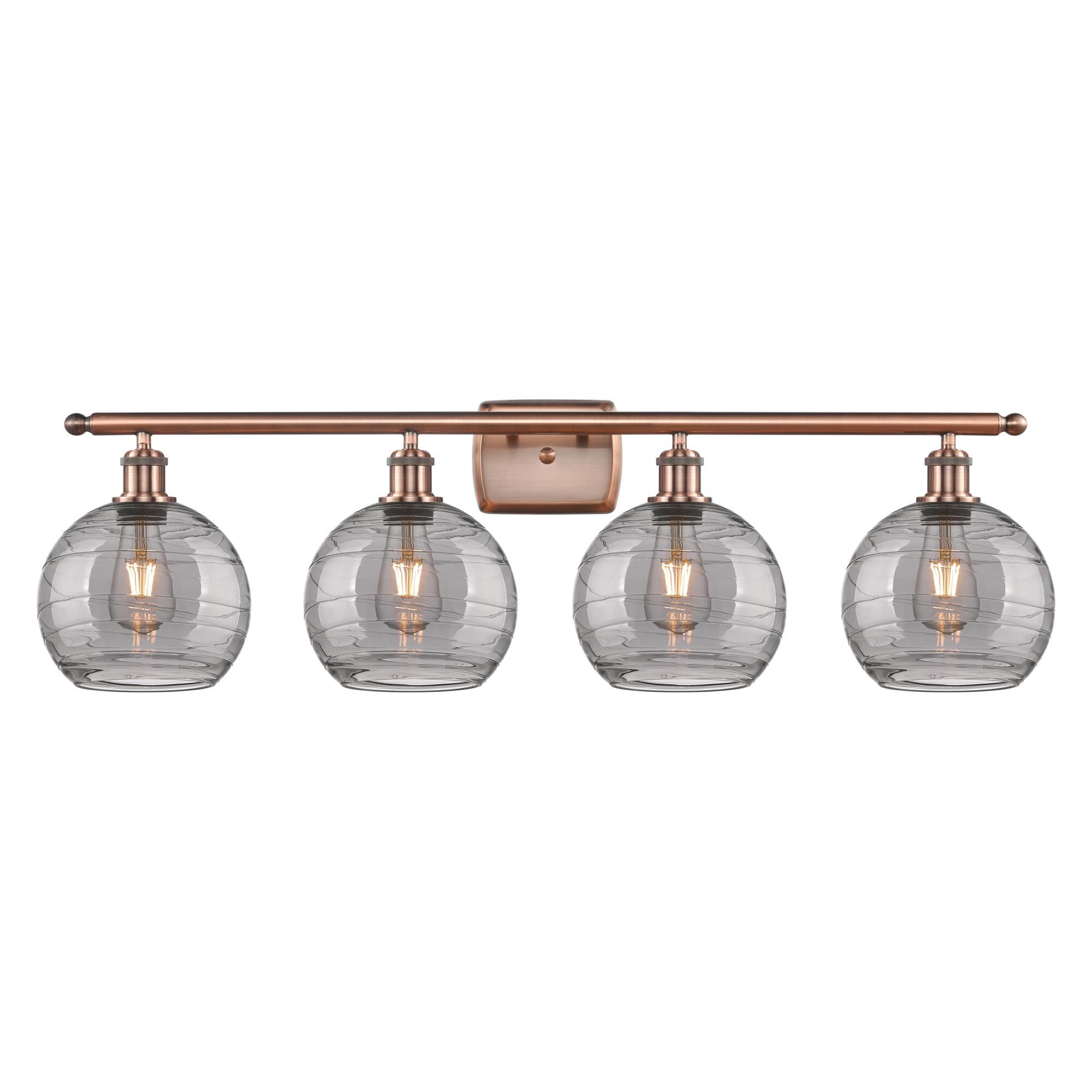 Bruno Marashlian Athens Deco Swirl 38 Inch Bath Vanity Light by Innovations Lighting