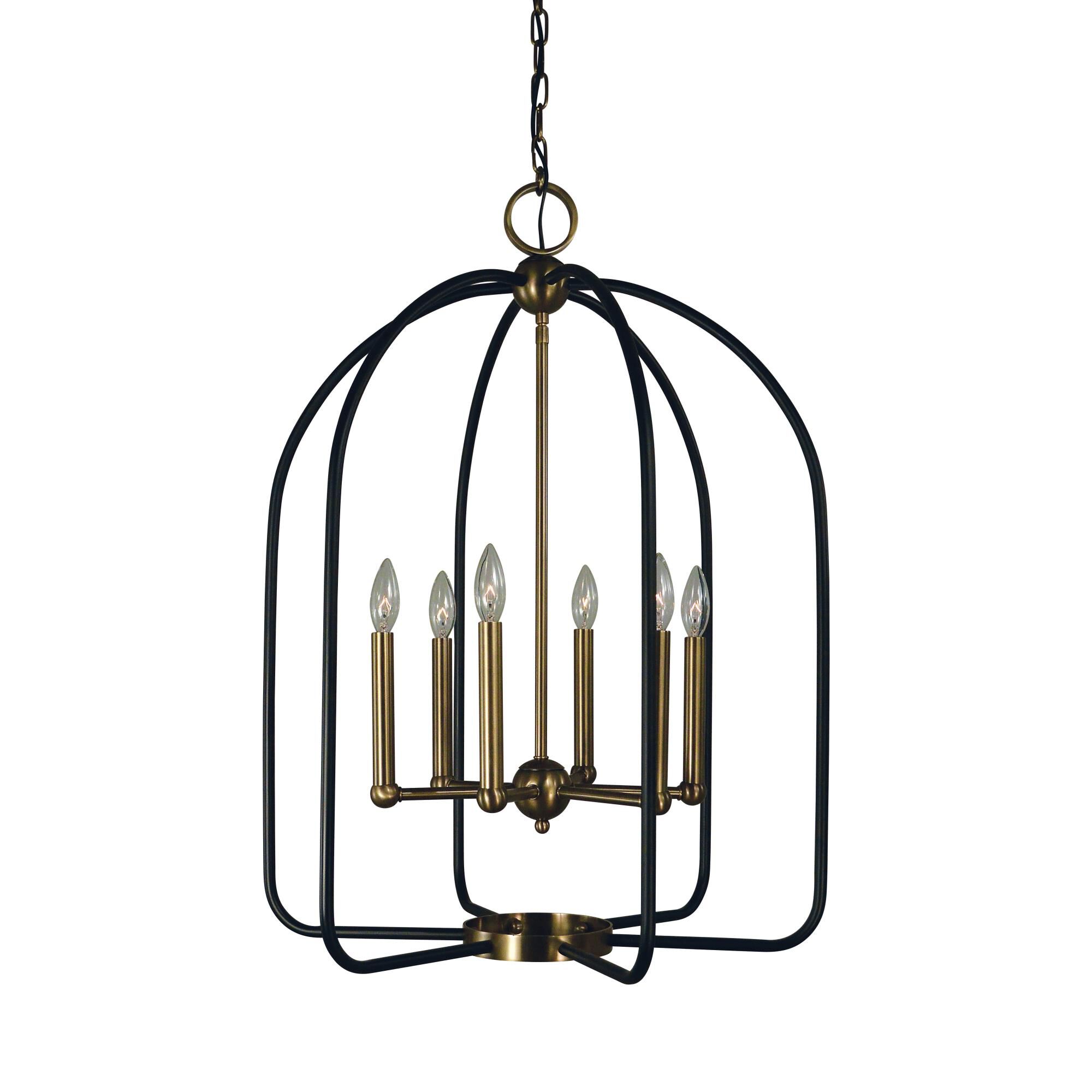 Boulevard 23 Inch 6 Light Chandelier by Framburg