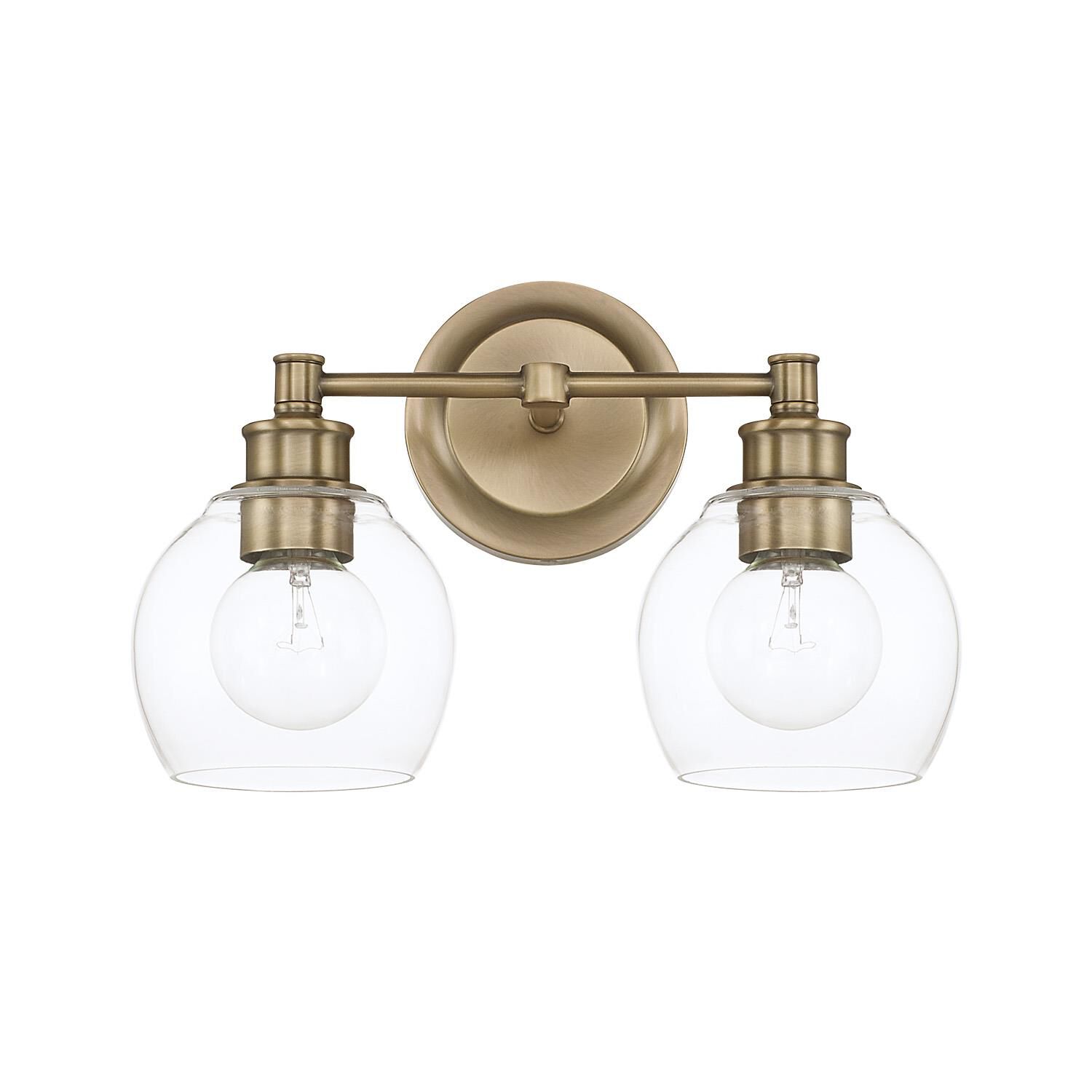 Mid-Century 15 Inch 2 Light Bath Vanity Light by Capital Lighting Fixture Company