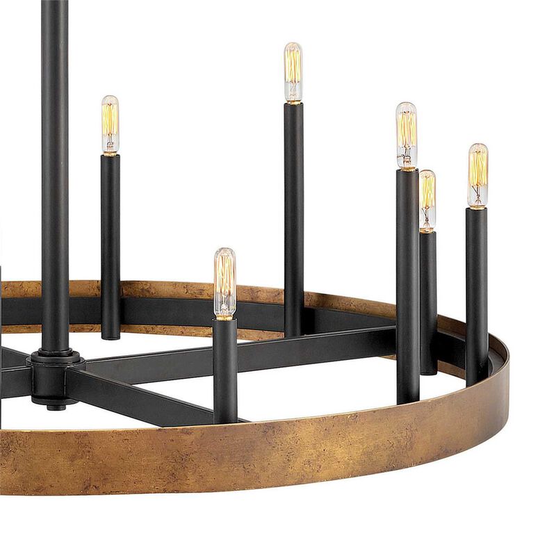 Wells 35 Inch 12 Light Chandelier by Hinkley Lighting