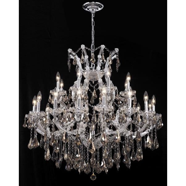 Maria Theresa 36 Inch 24 Light Chandelier by Elegant Lighting