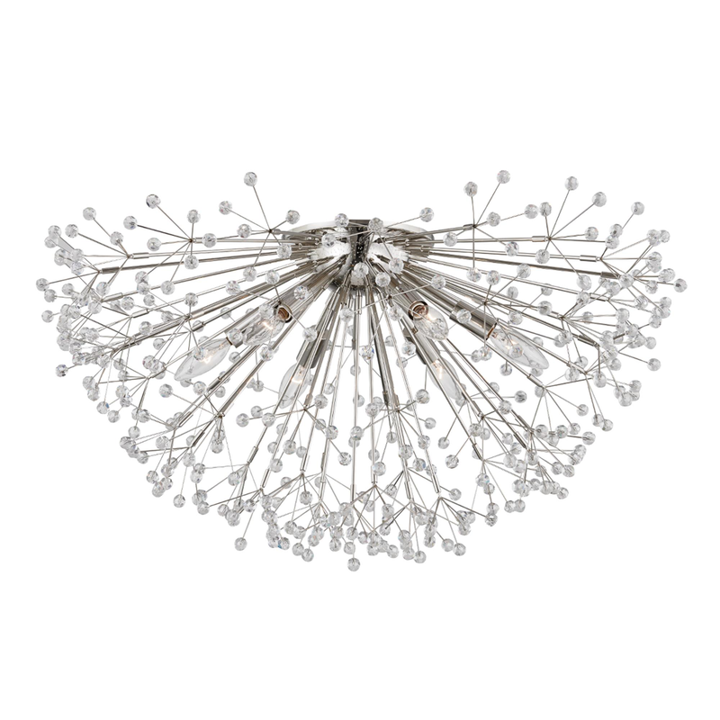 Dunkirk 30 Inch 6 Light Flush Mount by Hudson Valley Lighting