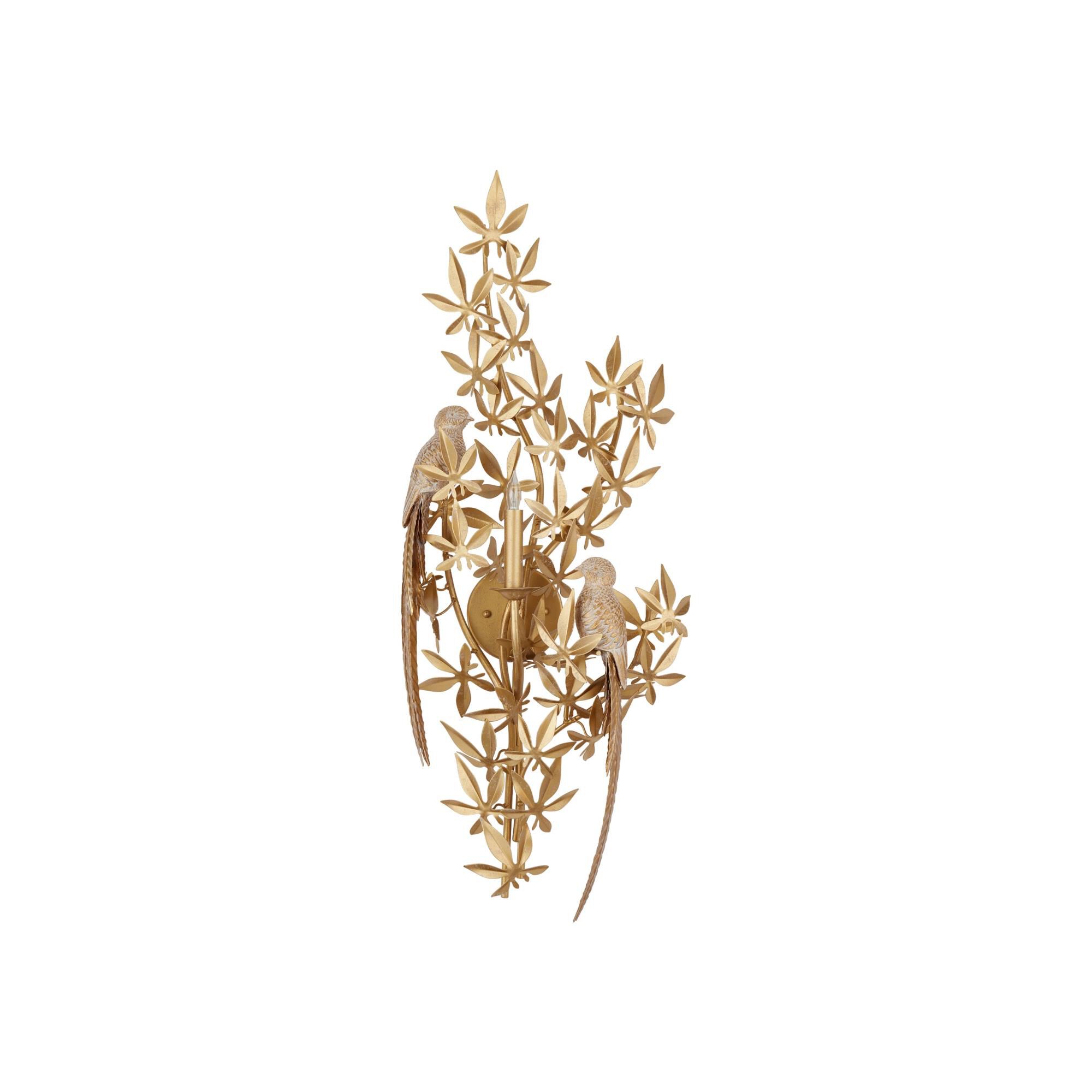 Aviary 14 Inch Wall Sconce by Currey and Company