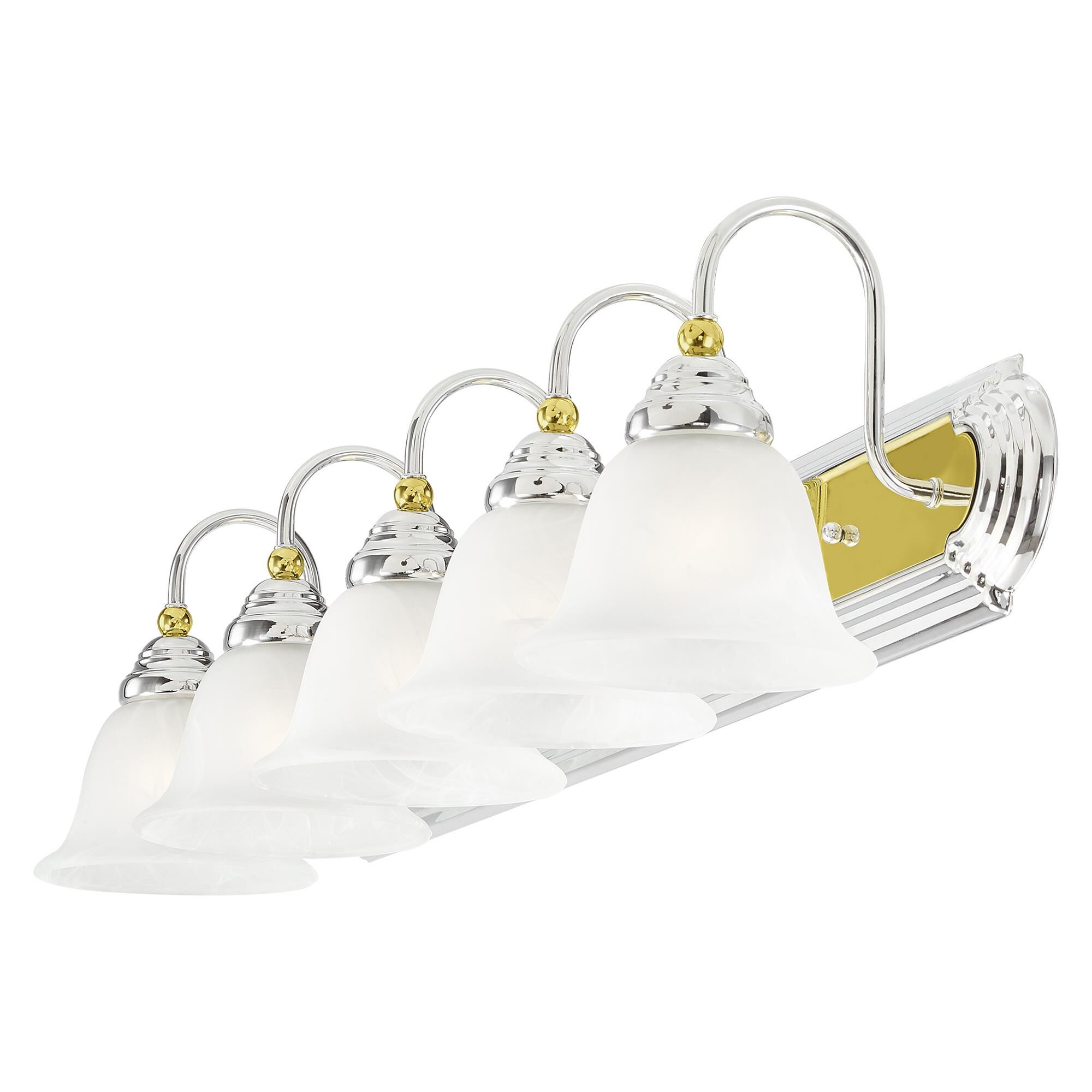 Belmont 36 Inch 5 Light Bath Vanity Light by Livex Lighting