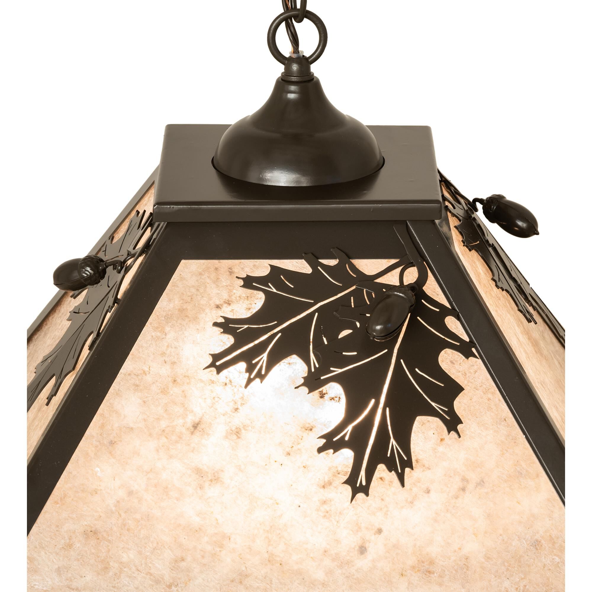 Oak Leaf and Acorn 22 Inch Large Pendant by Meyda Lighting