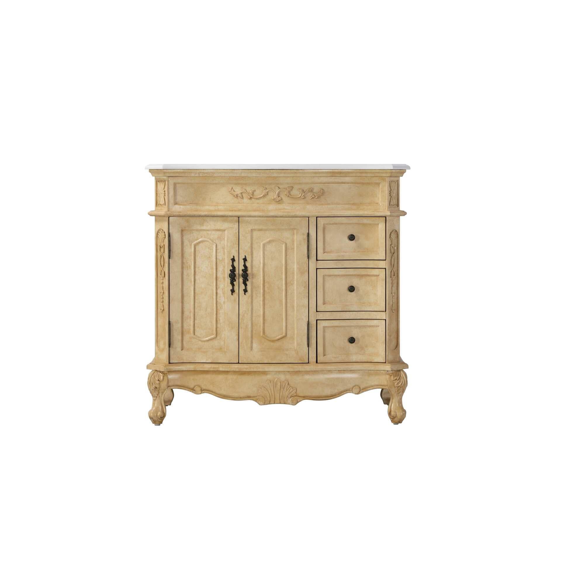 Shown in Antique Beige finish