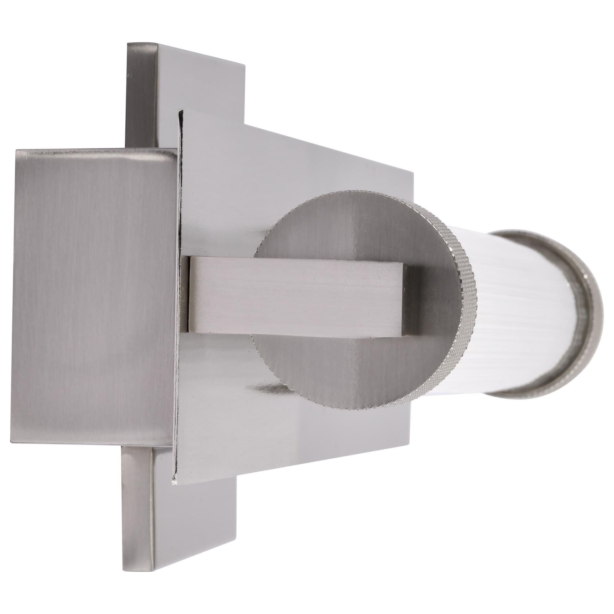 Shown in Brushed Nickel finish and Clear glass