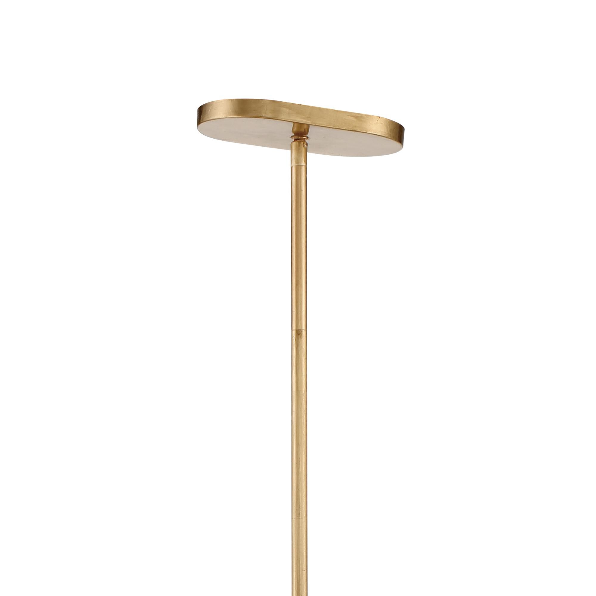 Shown in Antique Gold finish and Clear Glass crystal