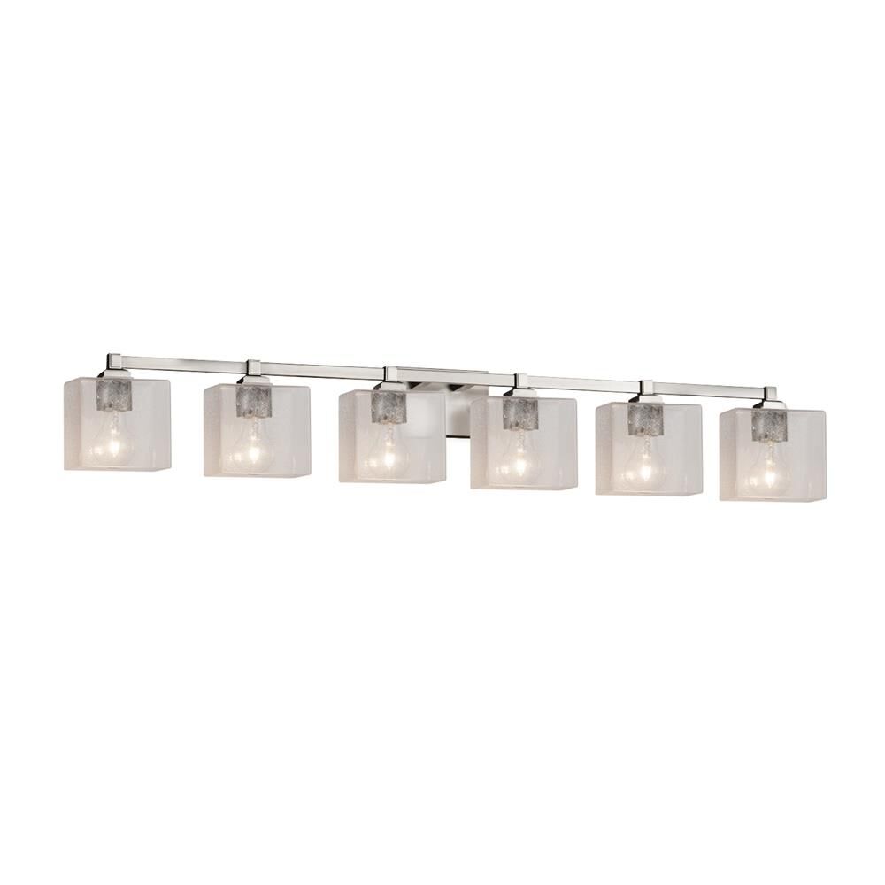 Fusion 49 Inch 6 Light Bath Vanity Light by Justice Design Group