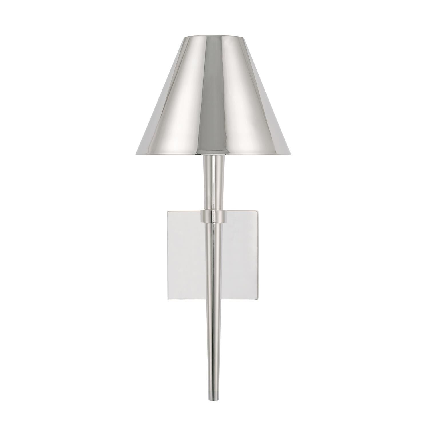 Shown in Polished Nickel finish and Metal  With White Interior shade