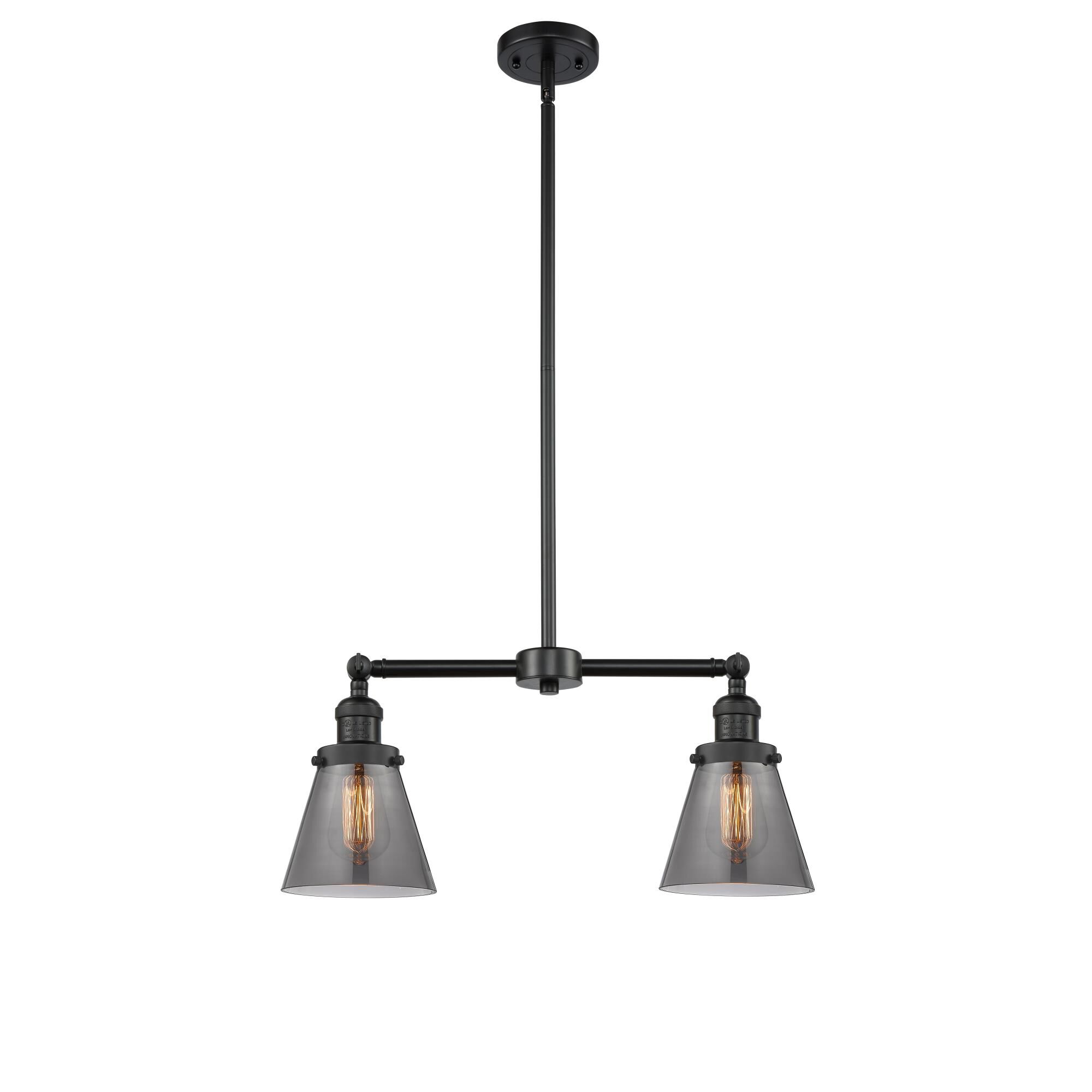 Bruno Marashlian Small Cone 21 Inch 2 Light Mini Chandelier by Innovations Lighting