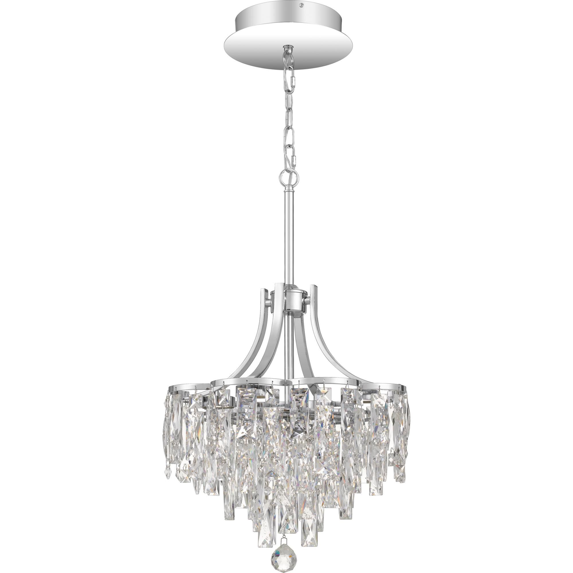Platinum Collection Bravado 15 Inch LED Large Pendant by Quoizel