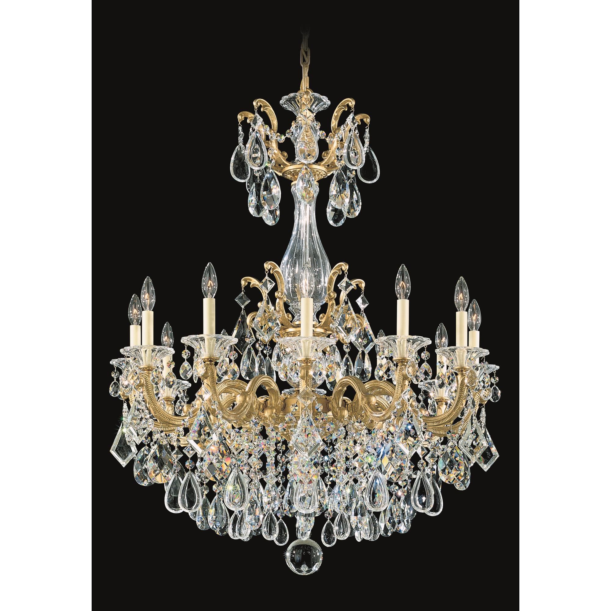 La Scala 33 Inch 12 Light Chandelier by Schonbek