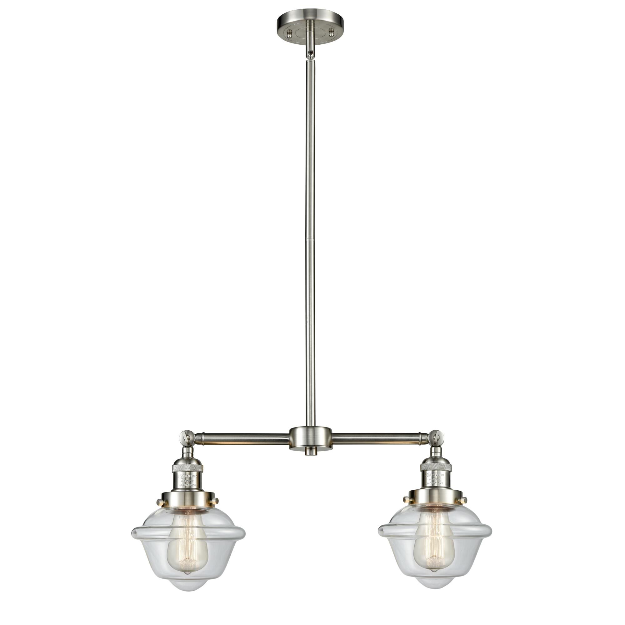 Bruno Marashlian Small Oxford 24 Inch 2 Light Chandelier by Innovations Lighting