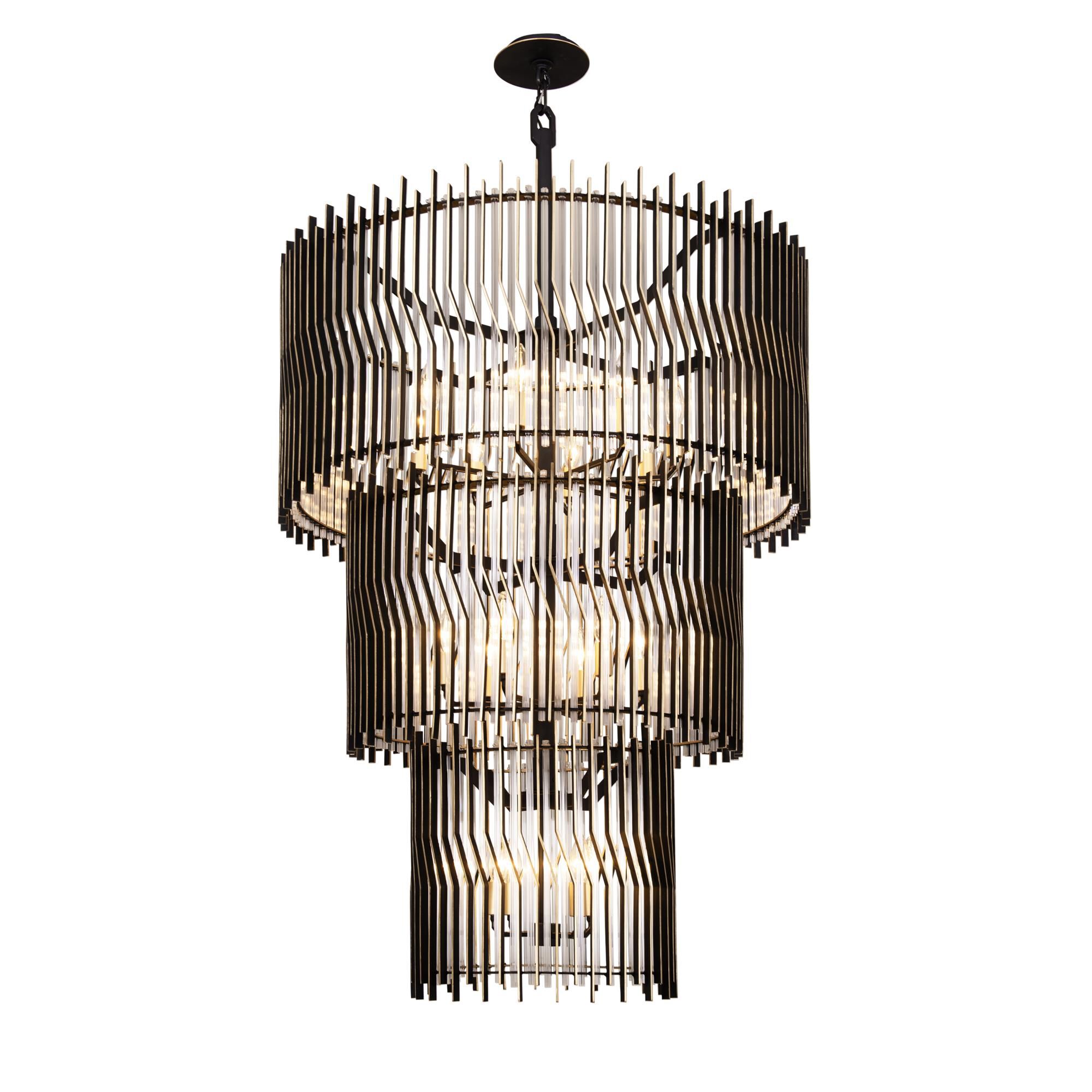 Ron Henderson Park Row 32 Inch Chandelier by Varaluz
