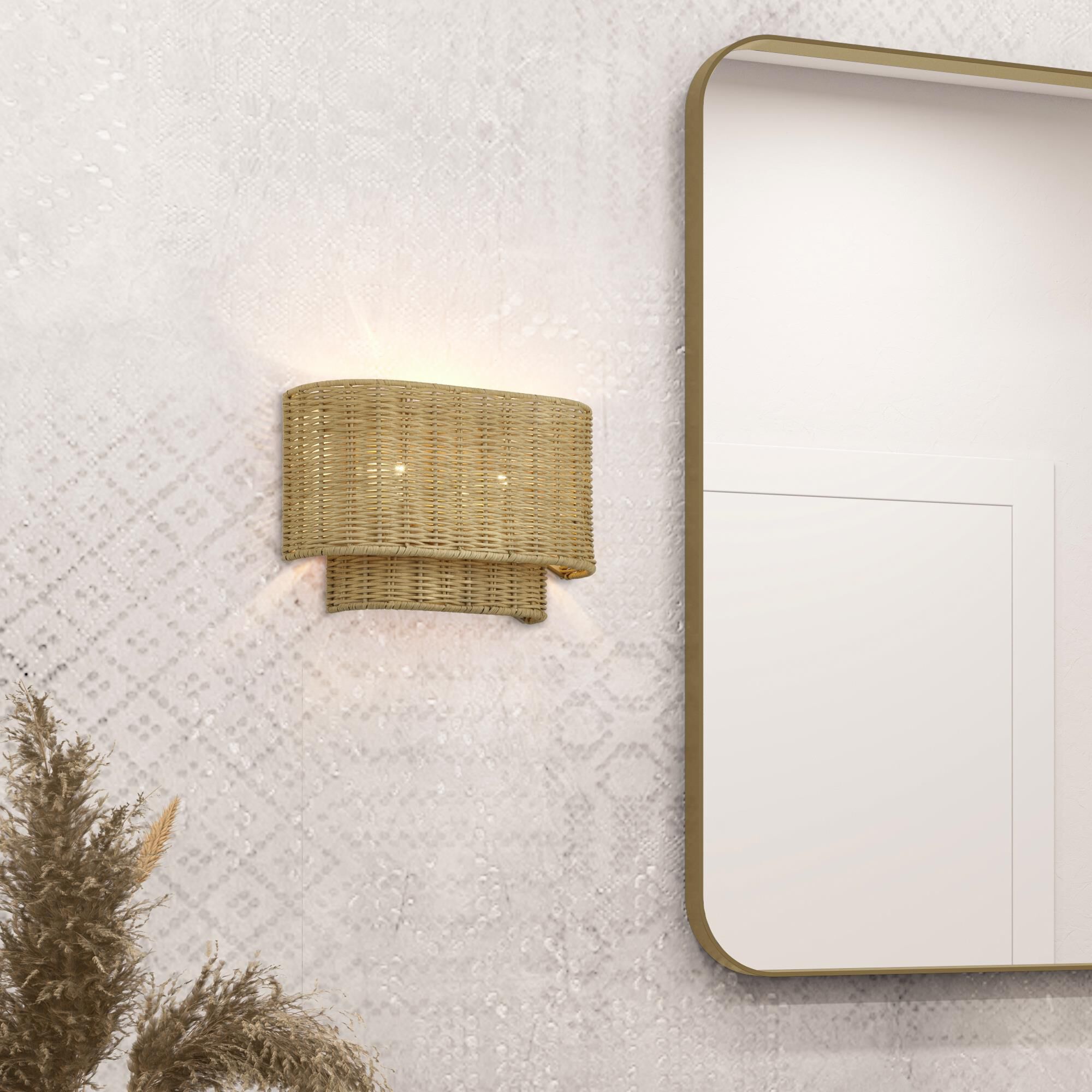 Weavington 8 Inch Wall Sconce by Livex Lighting